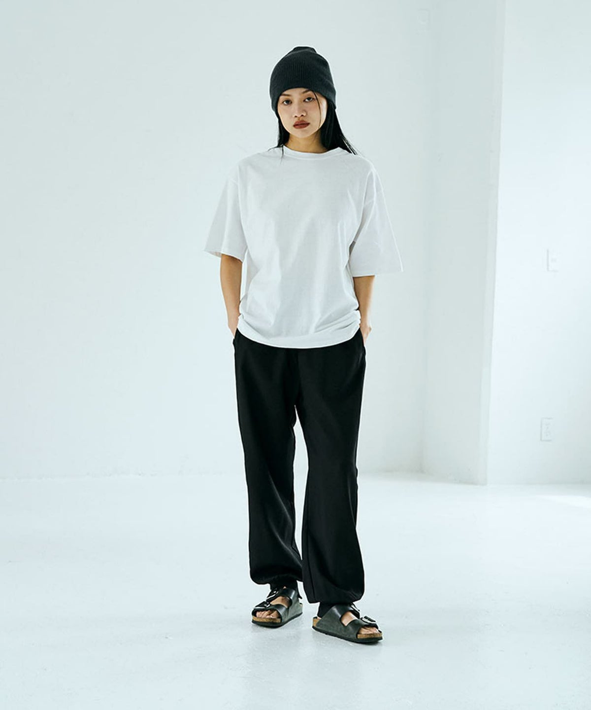 着用イメージ 168cm M BLACK