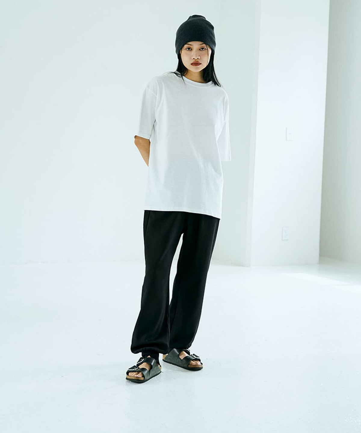 着用イメージ 168cm M BLACK