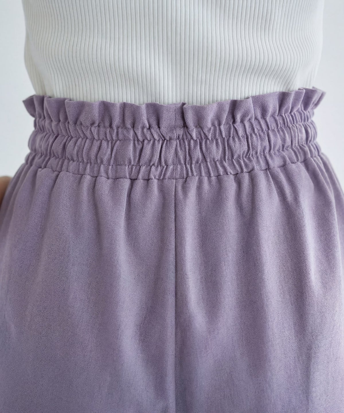 着用イメージ　166cm ライラック