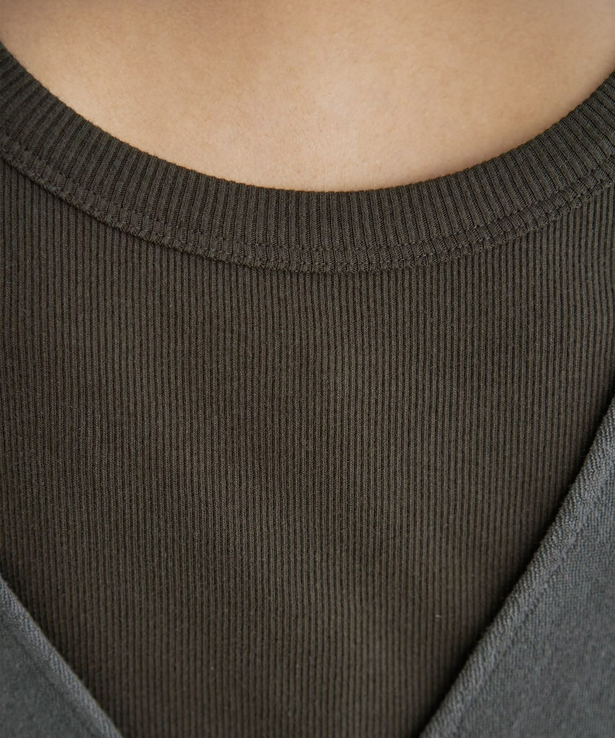 着用イメージ　167cm ダークセピア