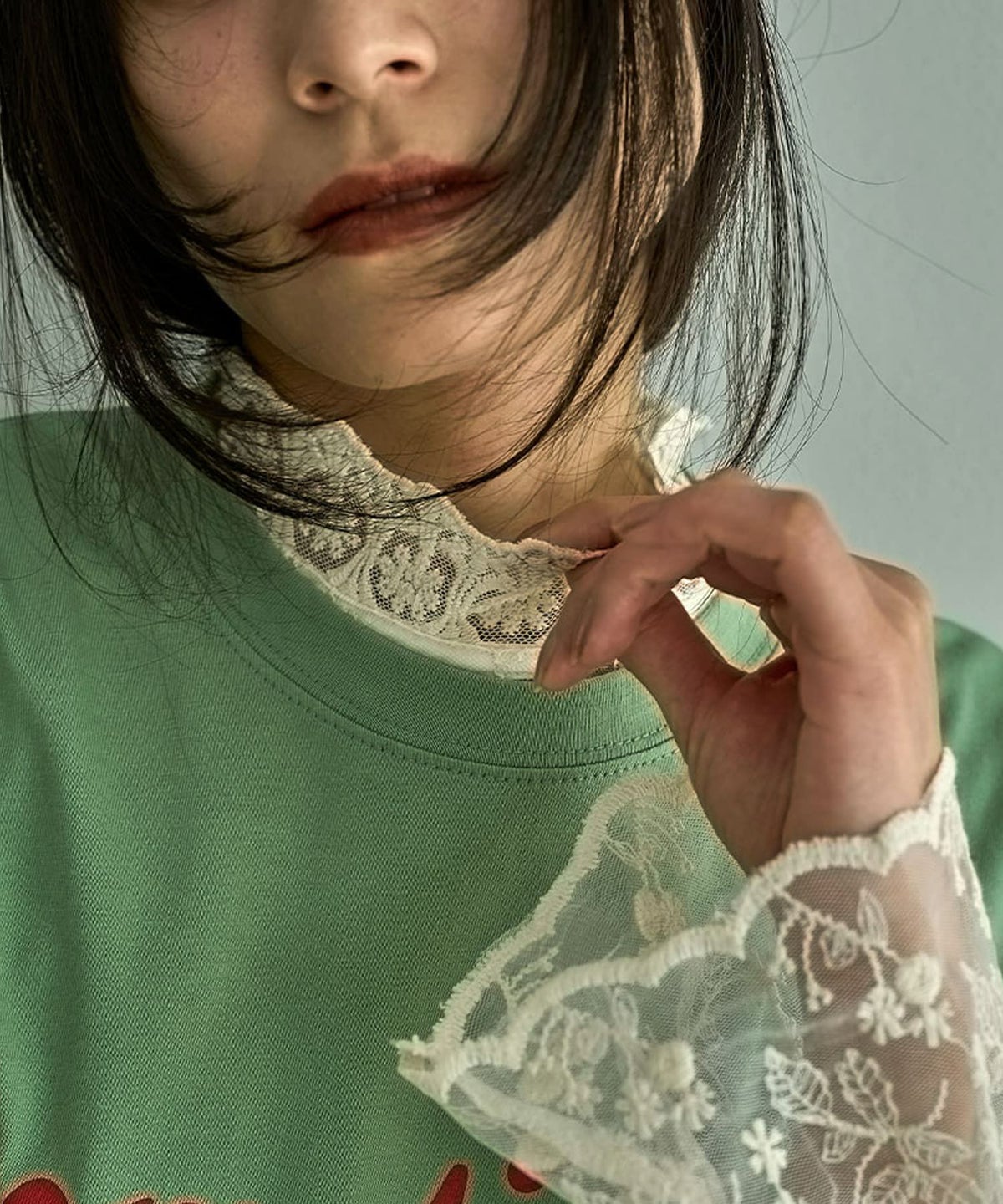 着用イメージ 164cm IVORY