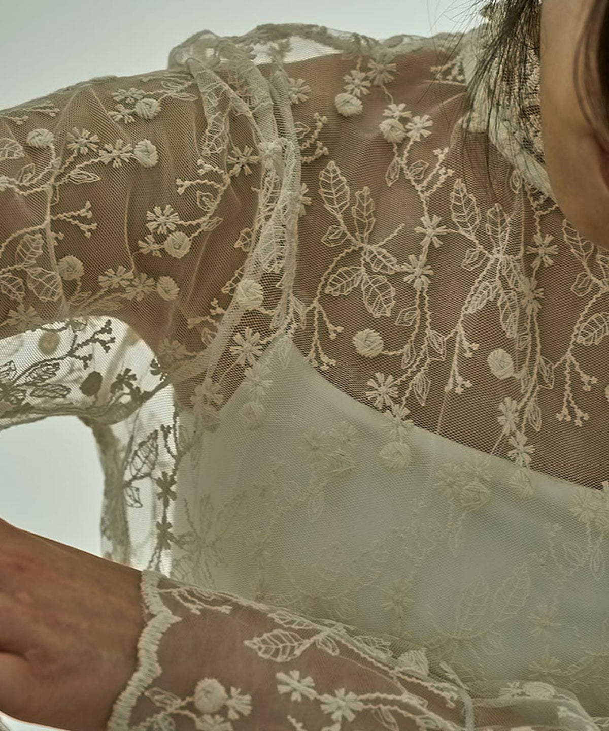 着用イメージ 164cm IVORY