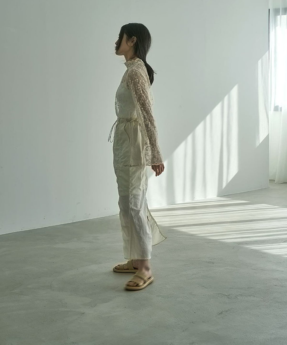 着用イメージ 164cm IVORY