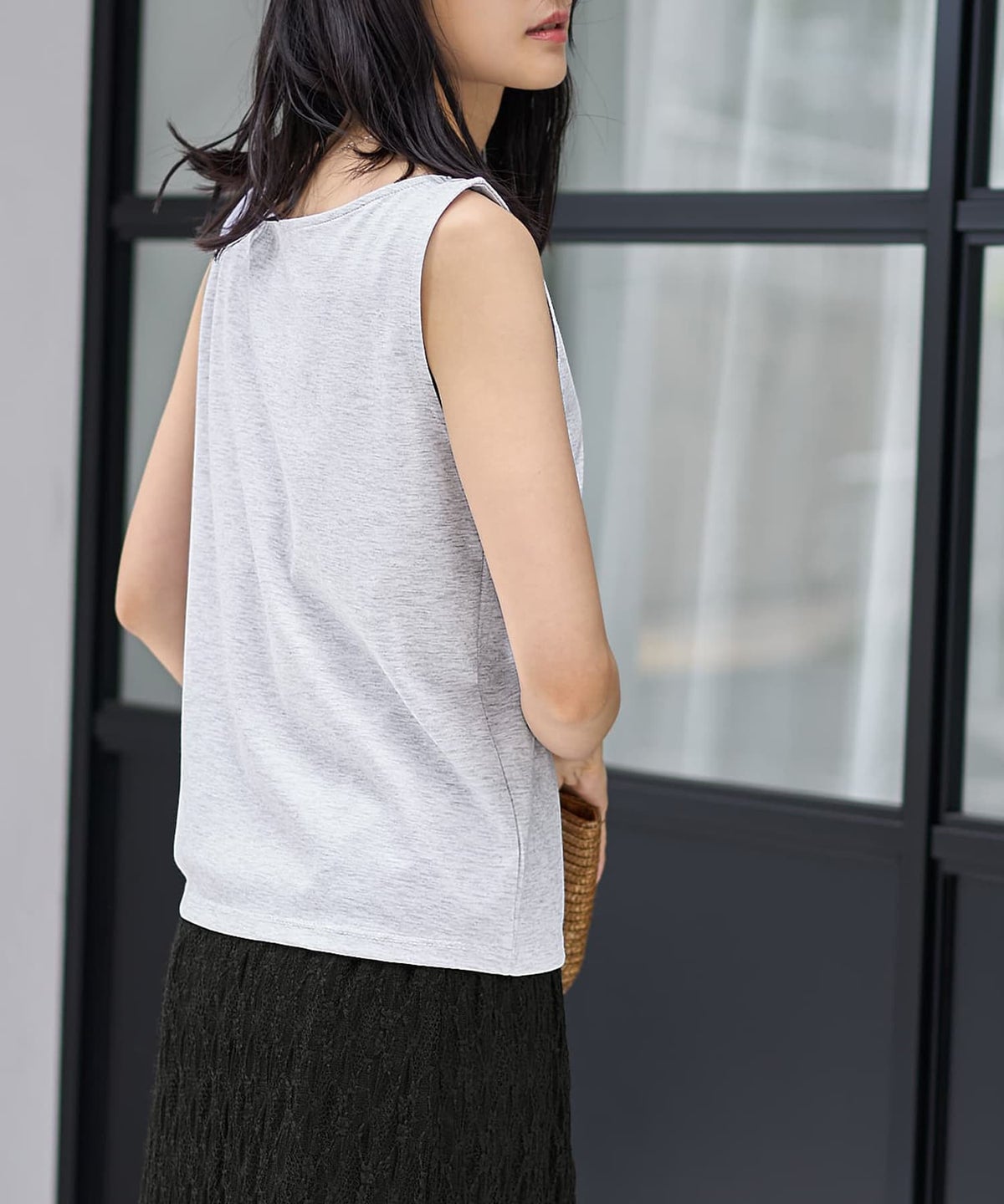 着用イメージ　164cm マーブル