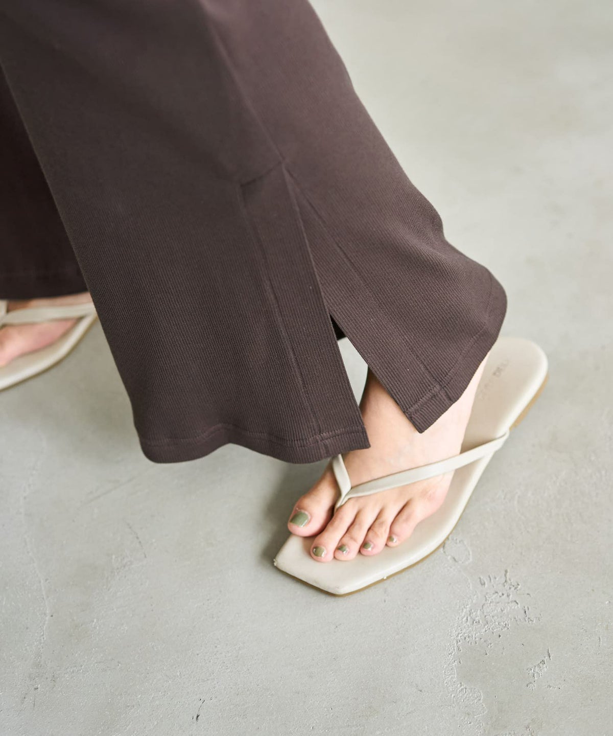 着用イメージ　166cm 02サイズ　ブラウン