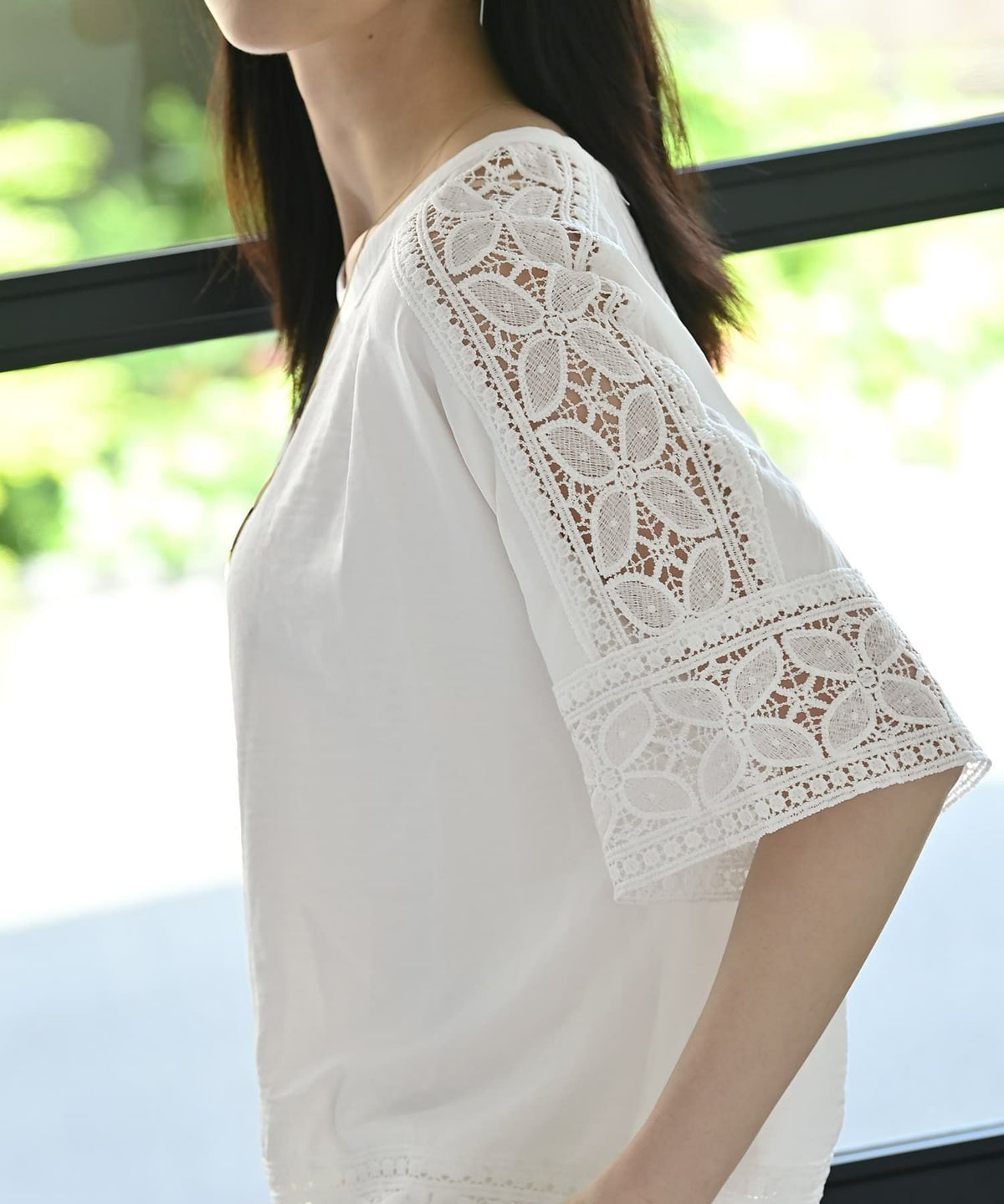 着用イメージ 170cm ホワイト