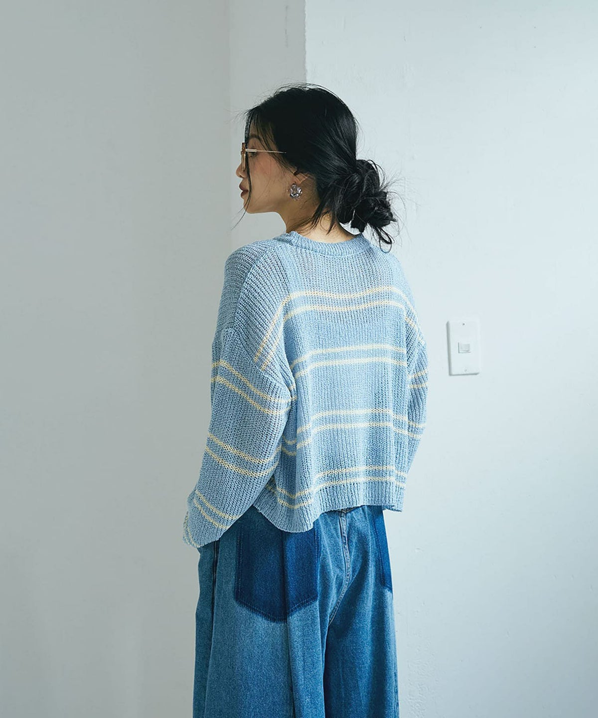 着用イメージ 168cm LIGHT BLUE