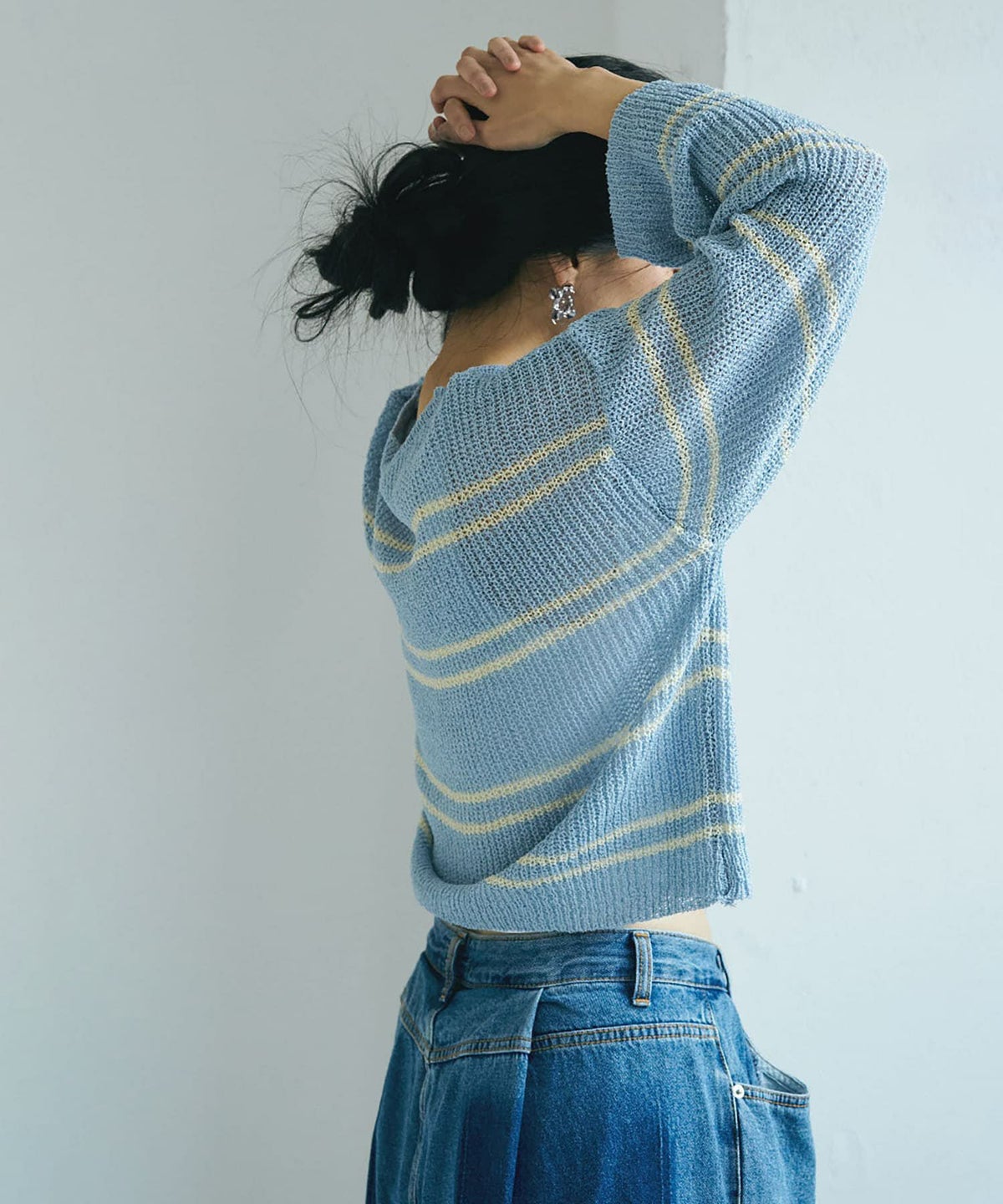 着用イメージ 168cm LIGHT BLUE