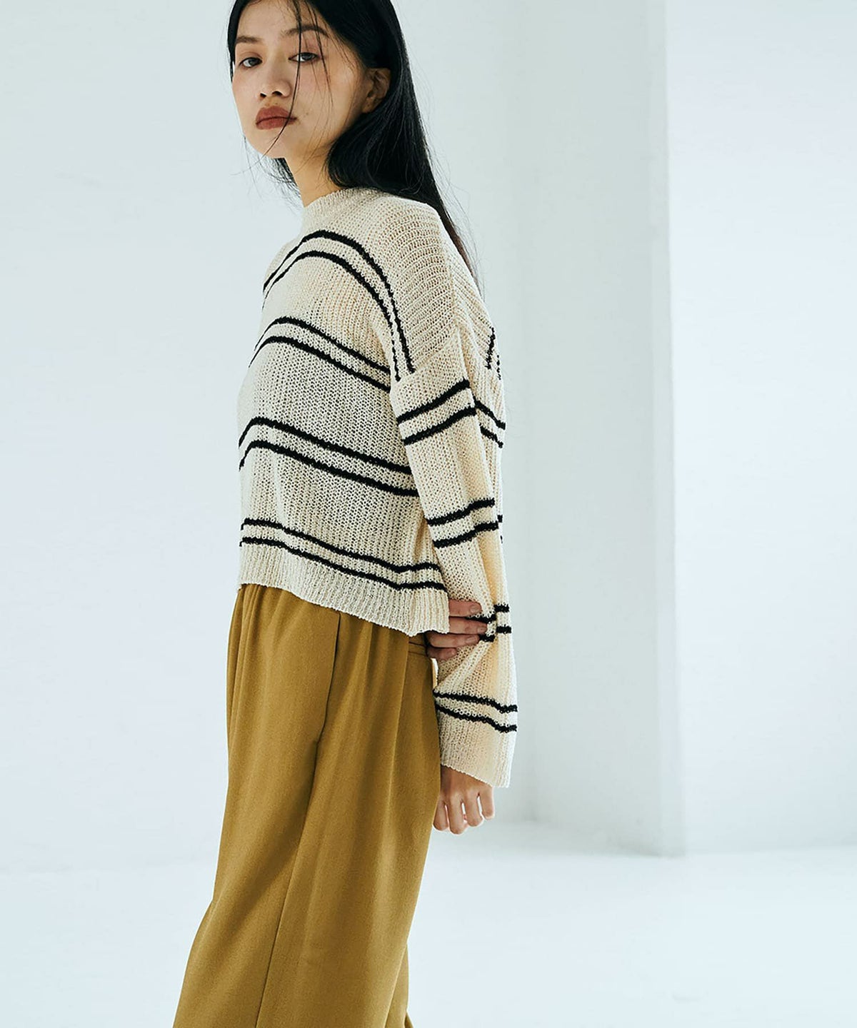 着用イメージ 168cm BEIGE