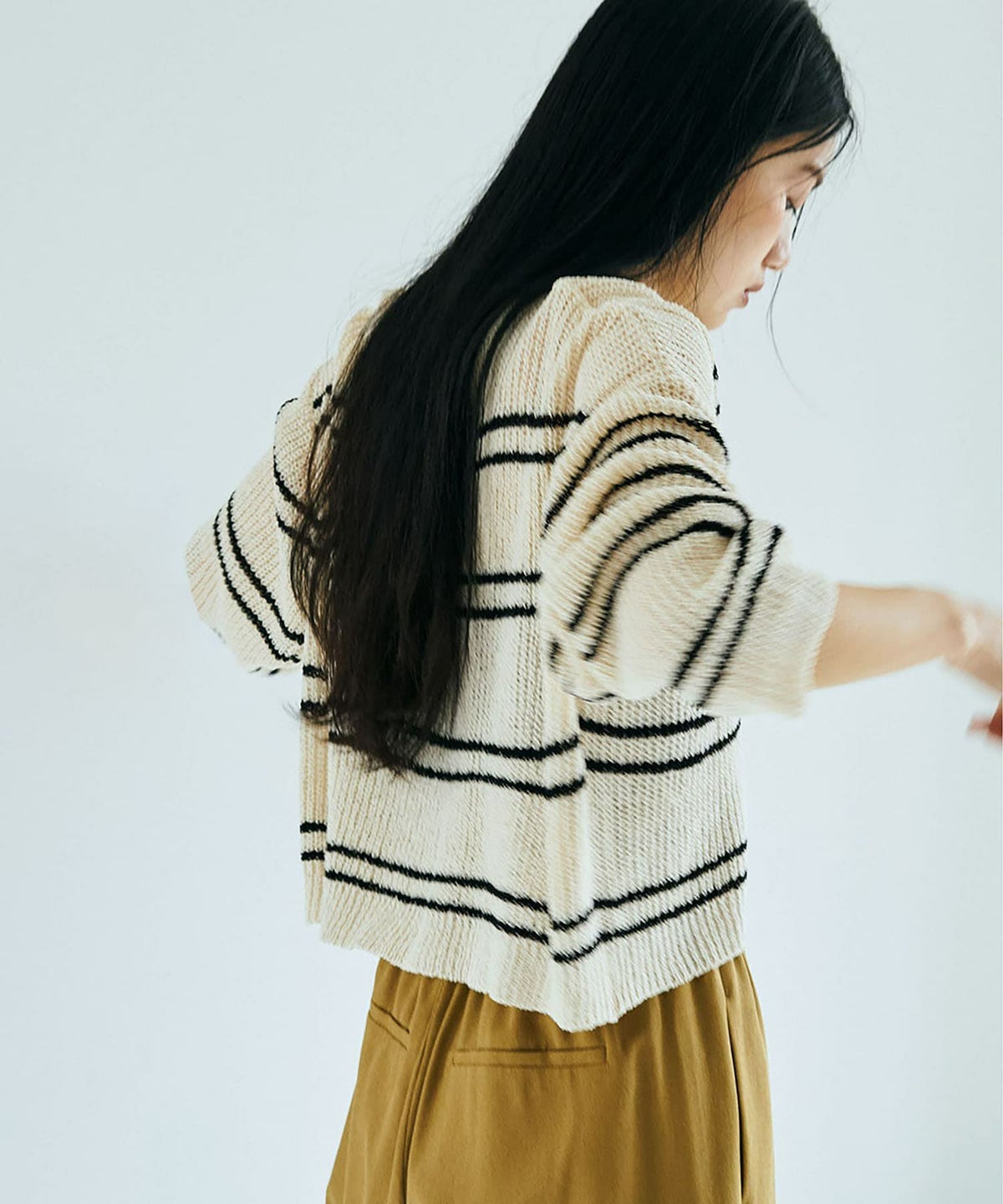 着用イメージ 168cm BEIGE