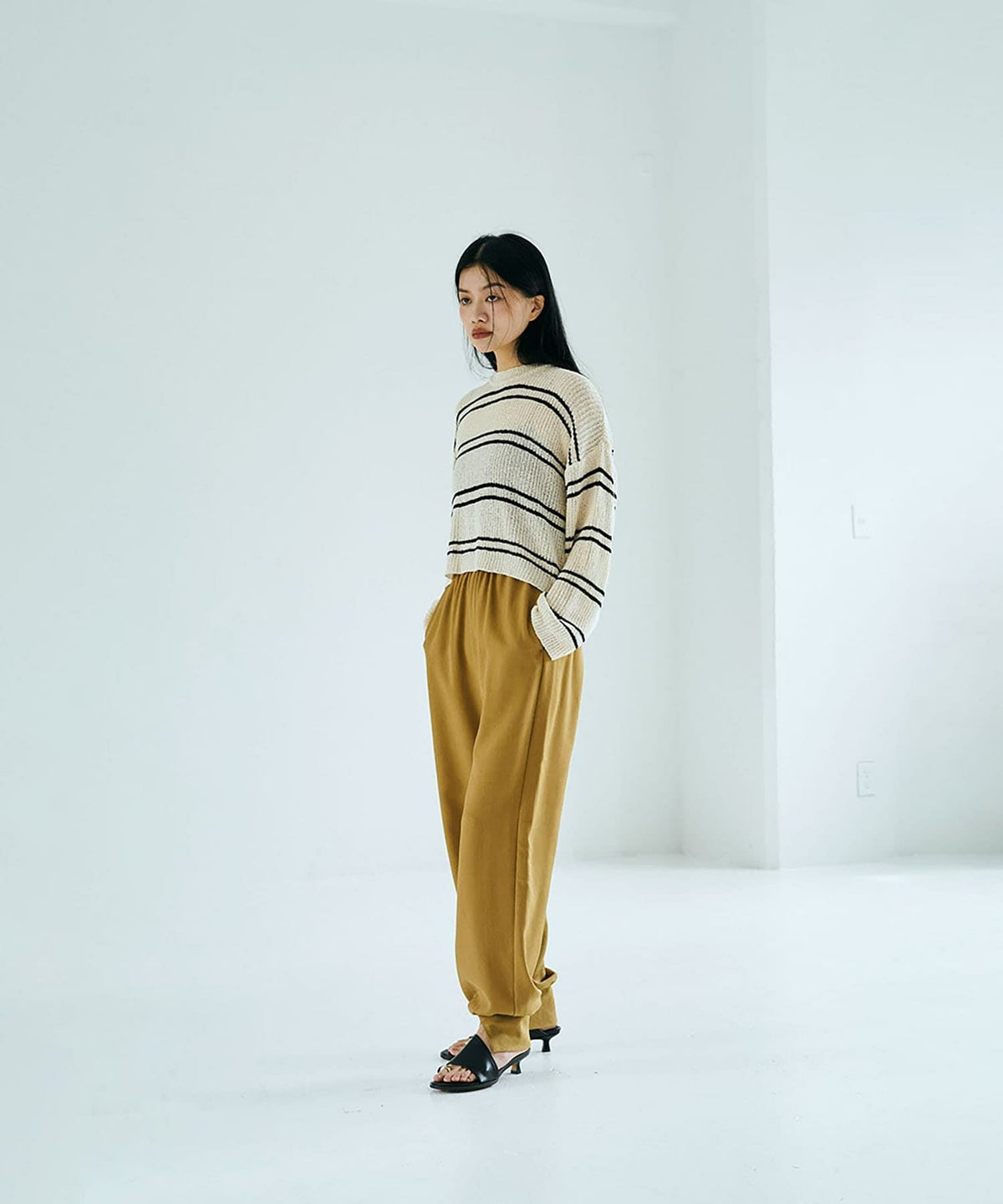 着用イメージ 168cm BEIGE