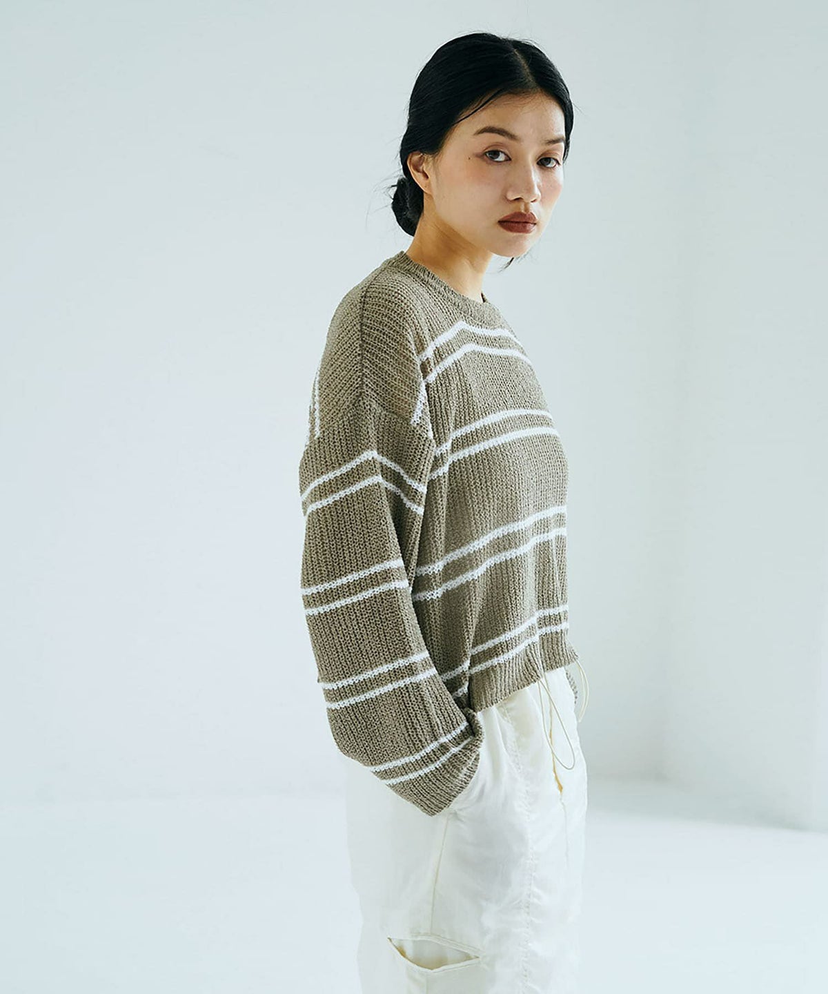 着用イメージ 168cm KHAKI