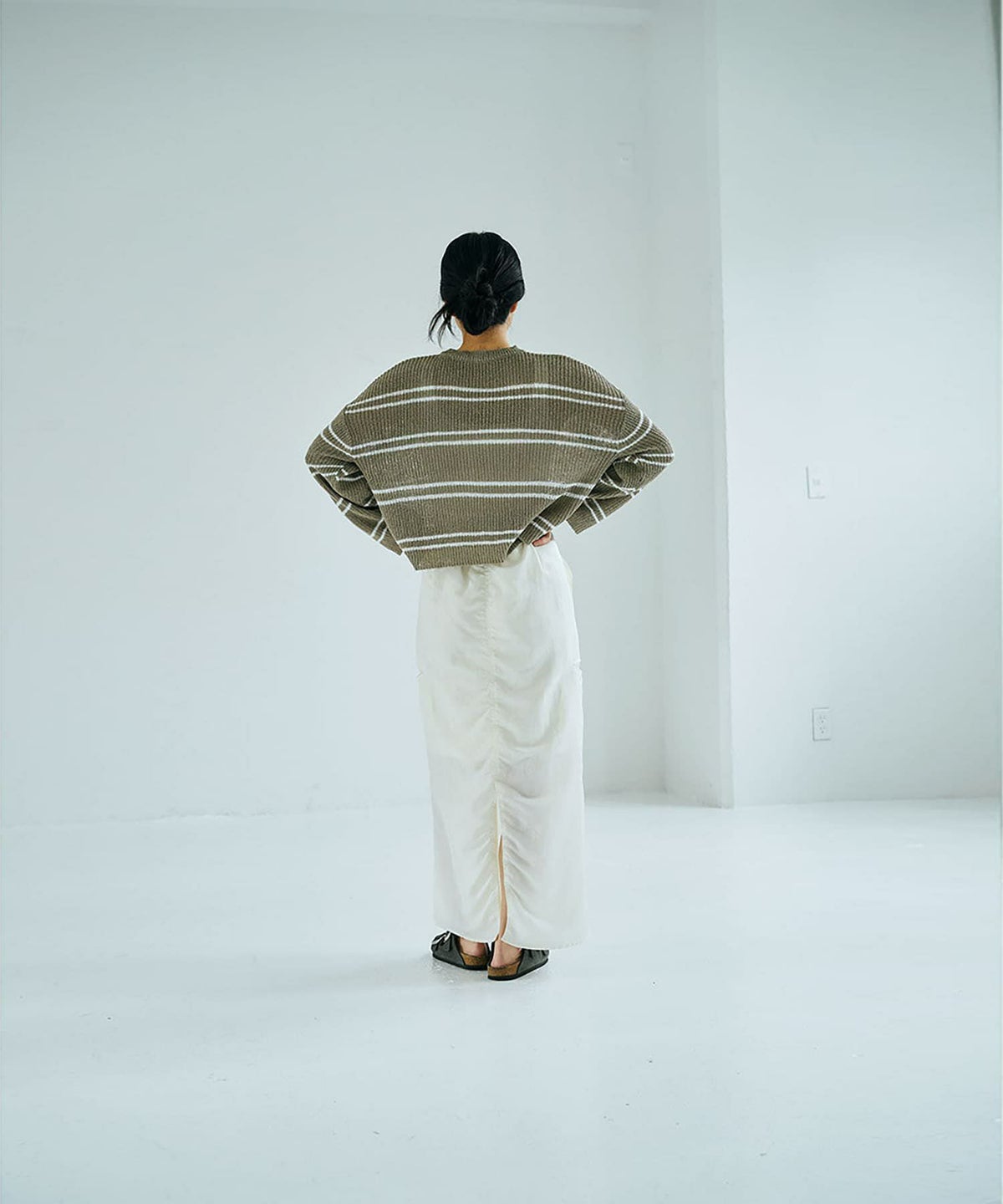 着用イメージ 168cm KHAKI