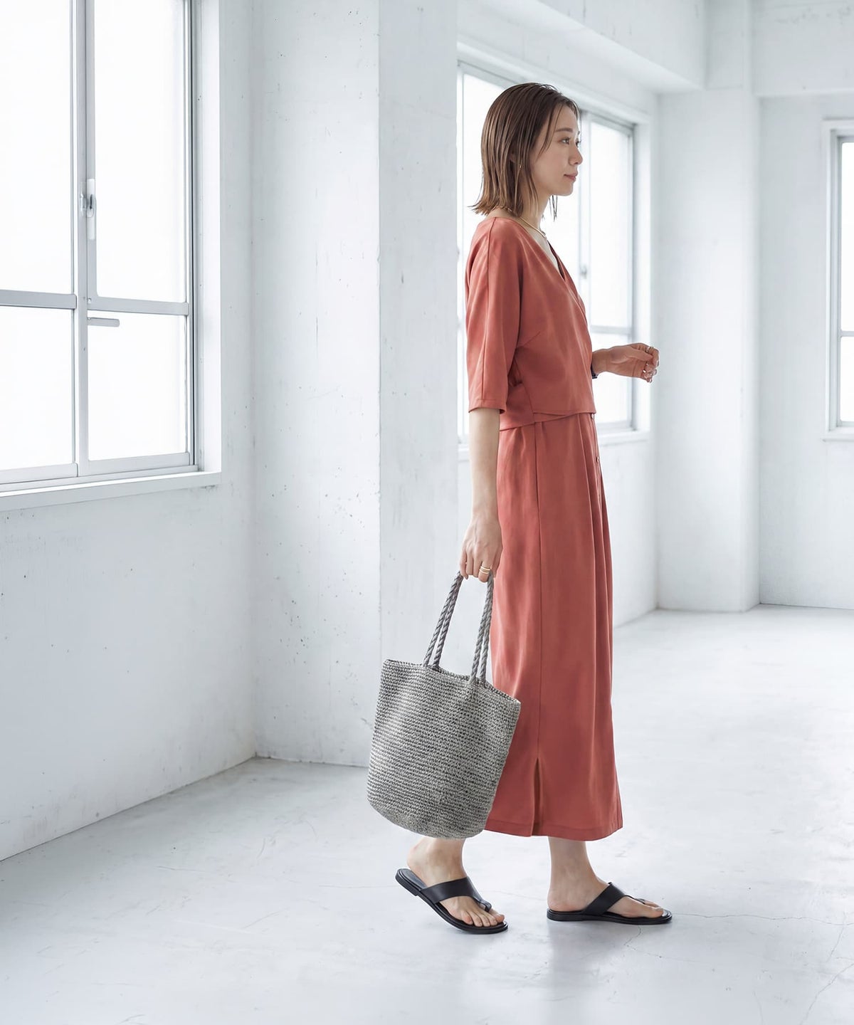 着用イメージ 163cm グァバ