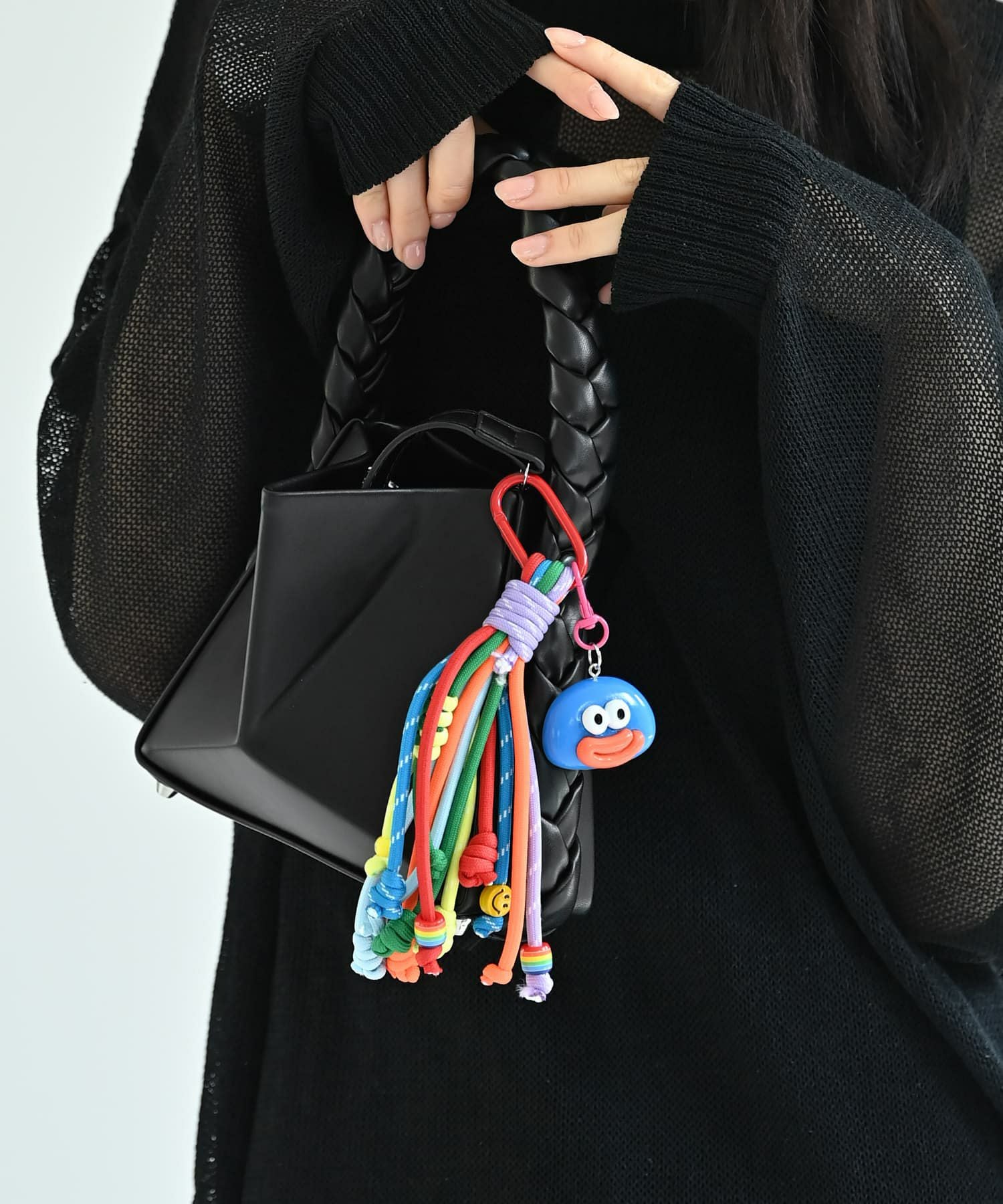 BLK001】マルチカラーバッグチャーム | おしゃれな大人レディース