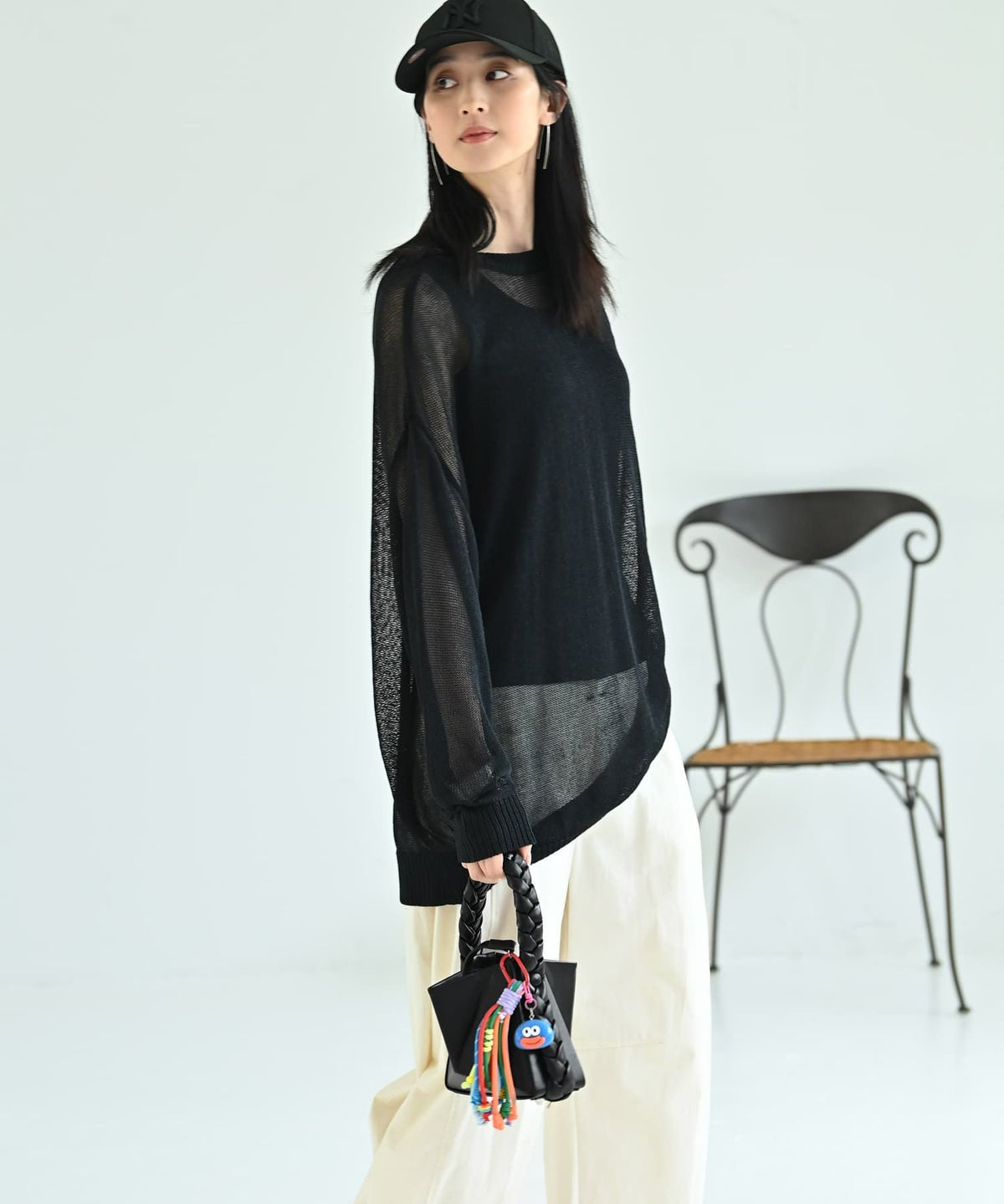 着用イメージ 170cm ブルー