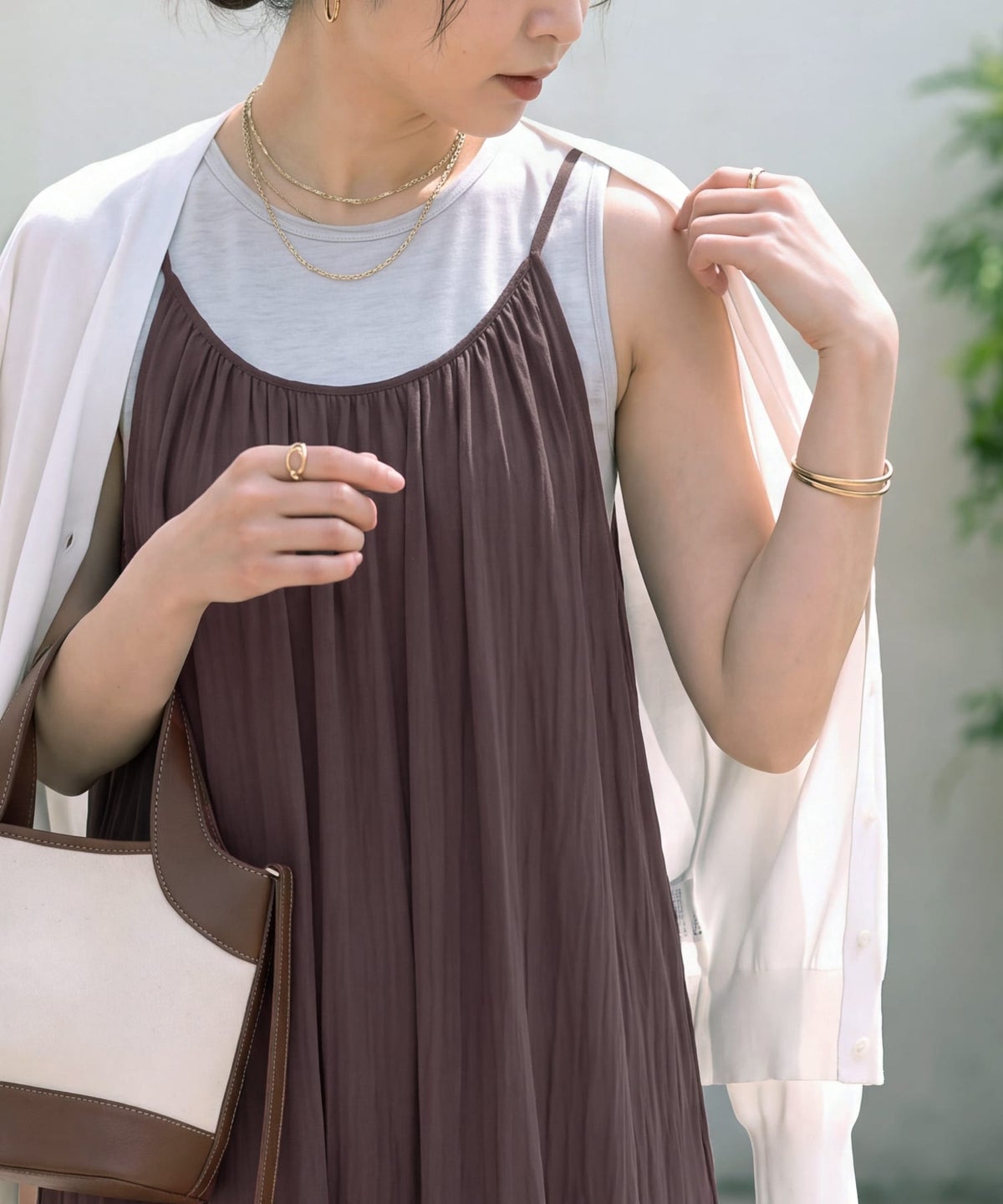 着用イメージ 163cm マーブル
