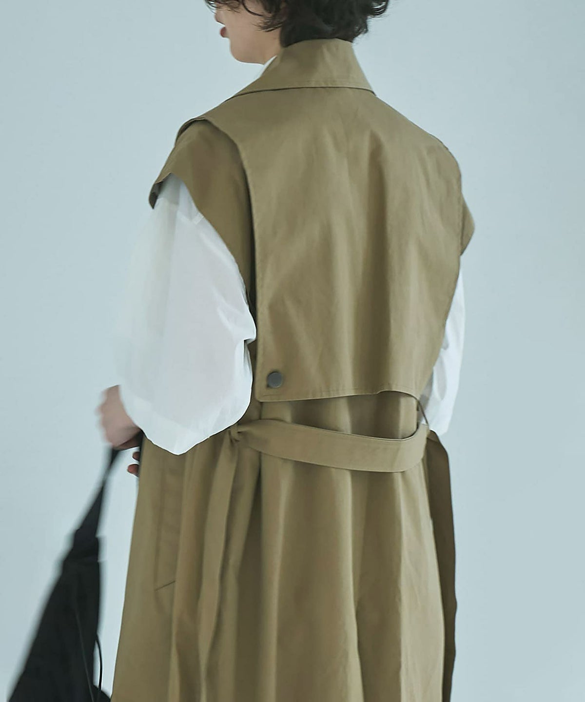 着用イメージ 165cm BROWN BEIGE