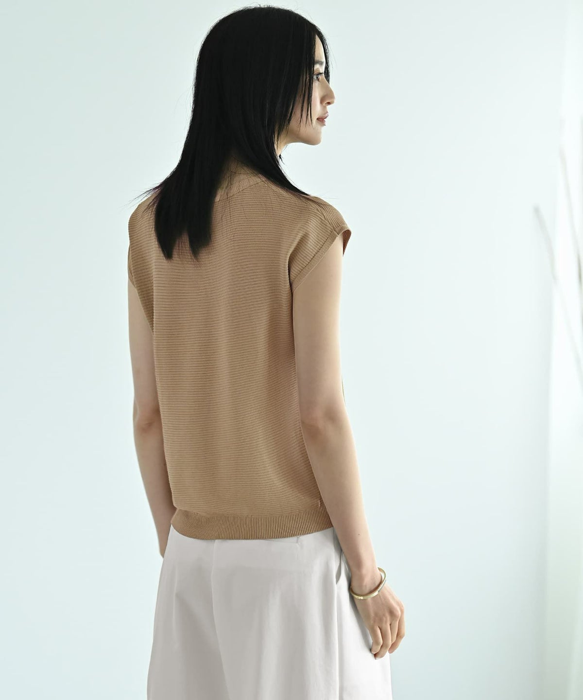 着用イメージ 170cm オリーブベージュ