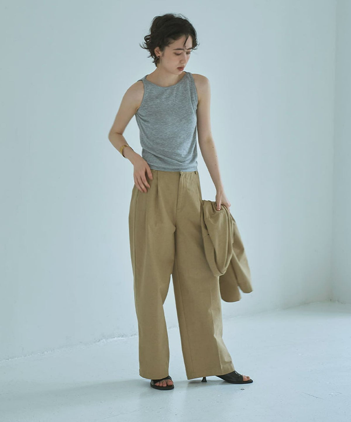 着用イメージ 165cm BEIGE