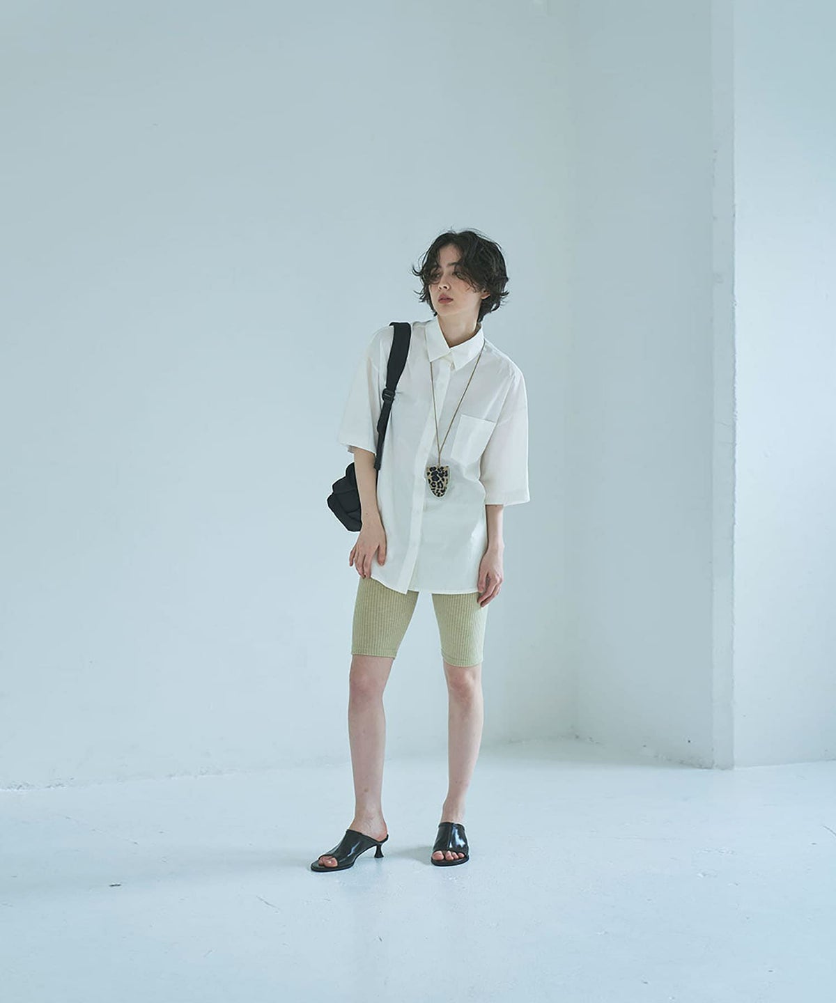 着用イメージ 165cm BLACK