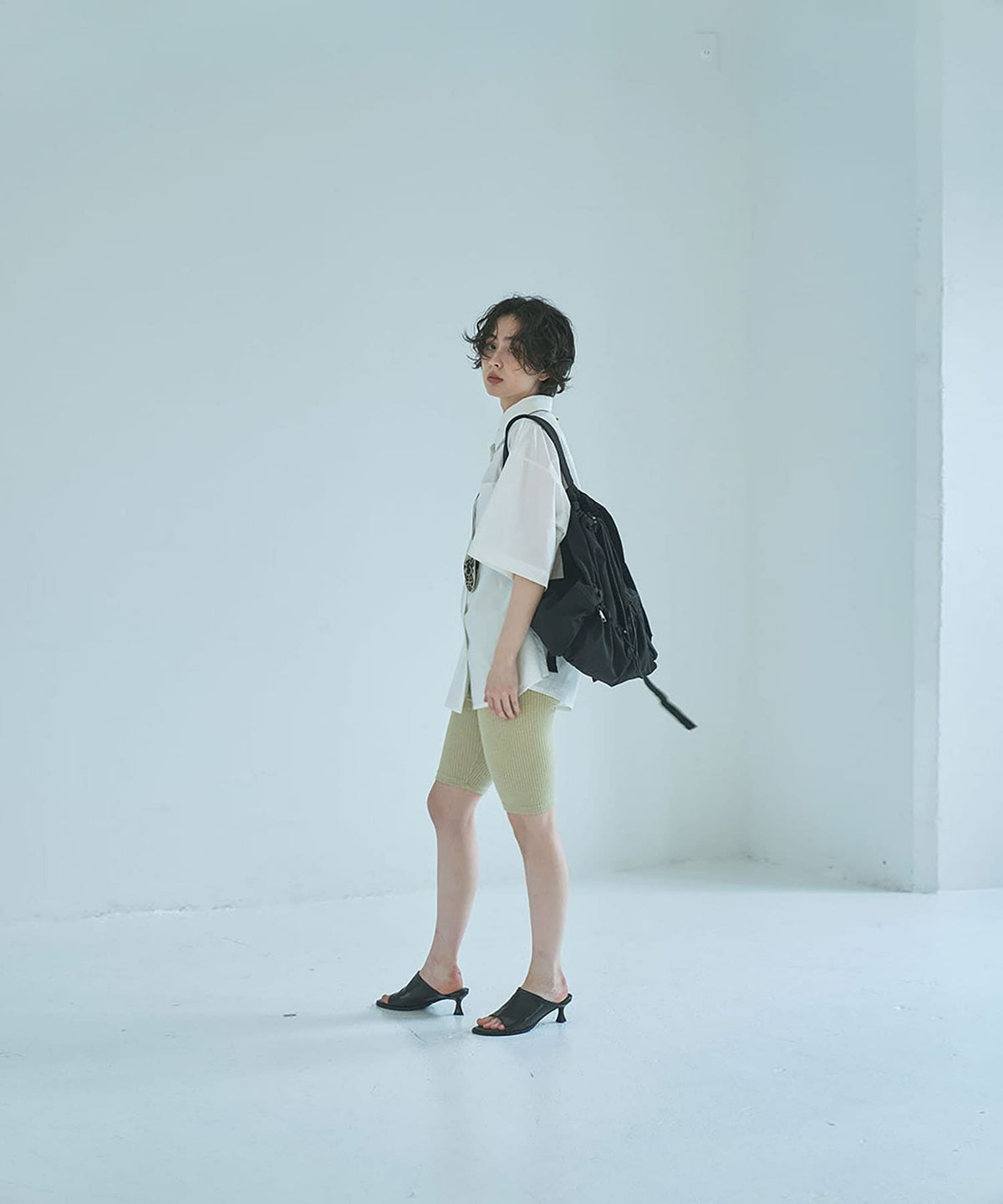 着用イメージ 165cm BLACK