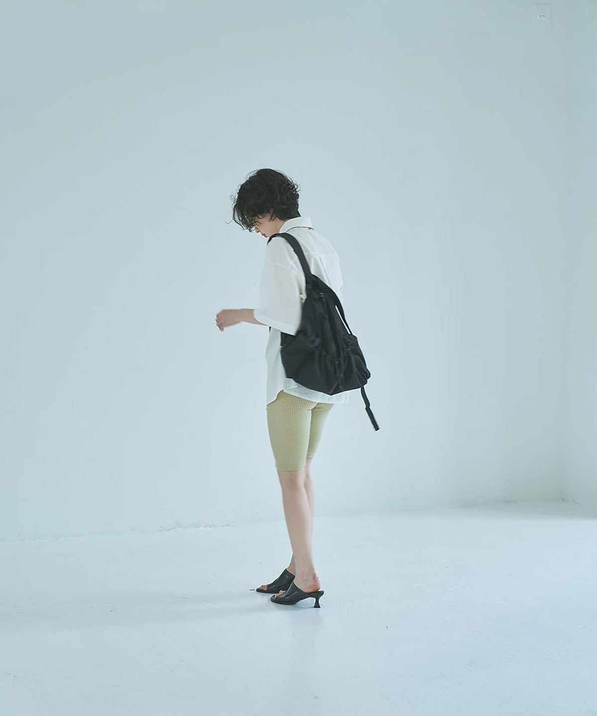 着用イメージ 165cm BLACK