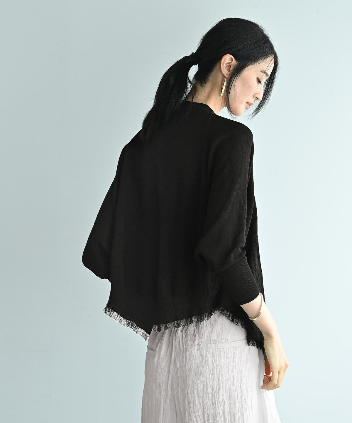 着用イメージ 170cm ブラック