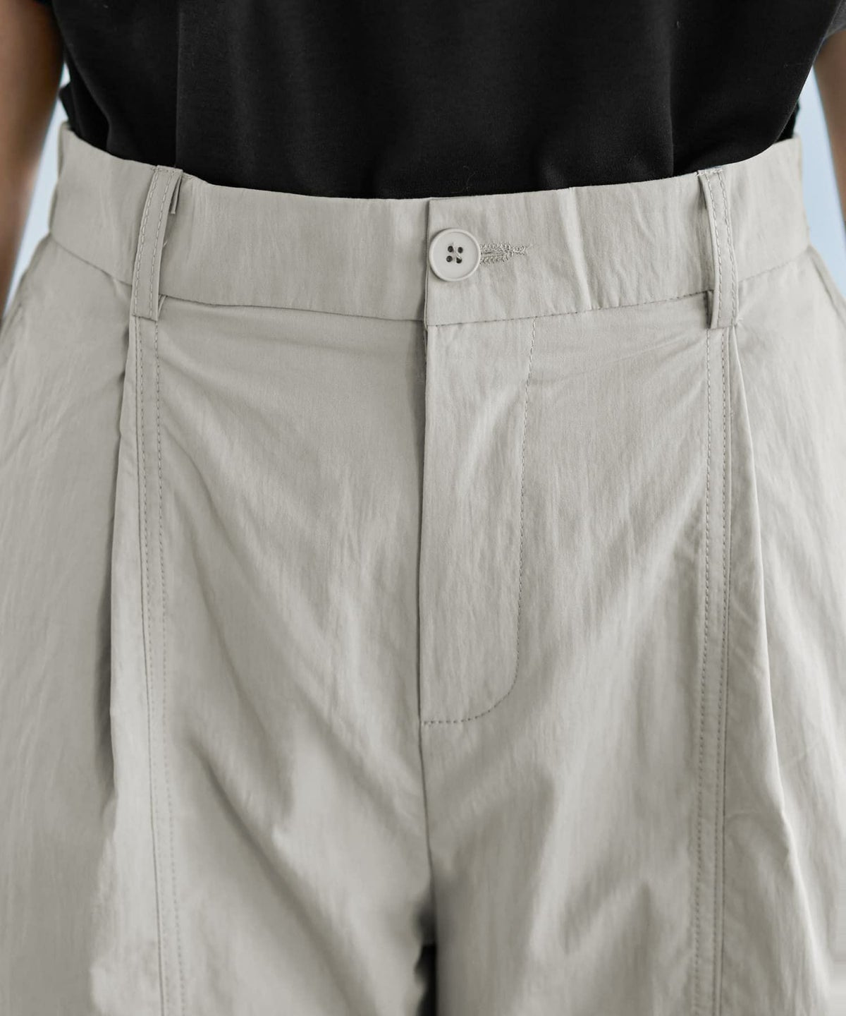 着用イメージ 167cm エアリーグレー