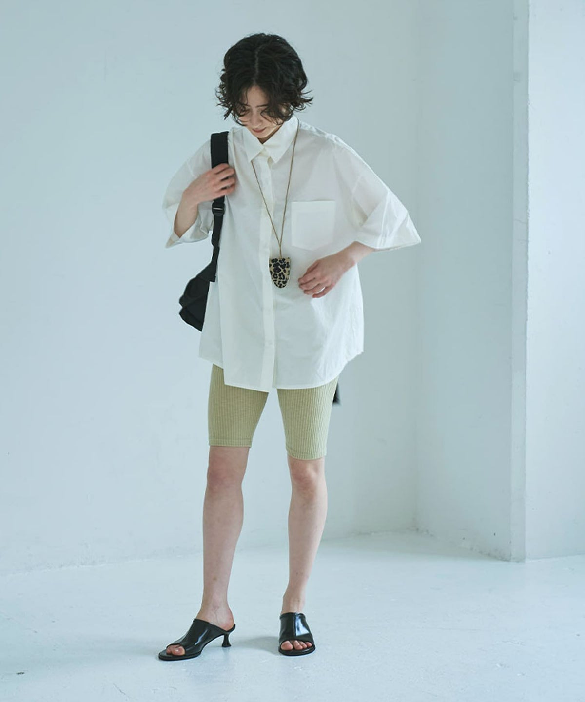 着用イメージ 165cm OFFWHITE