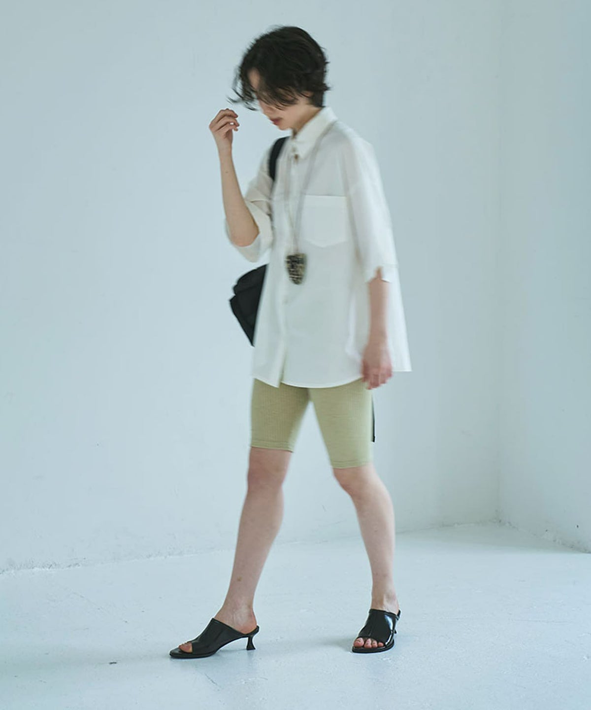 着用イメージ 165cm OFFWHITE