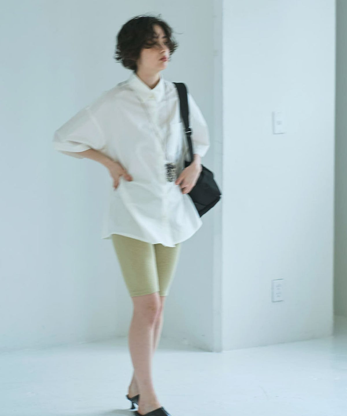 着用イメージ 165cm OFFWHITE