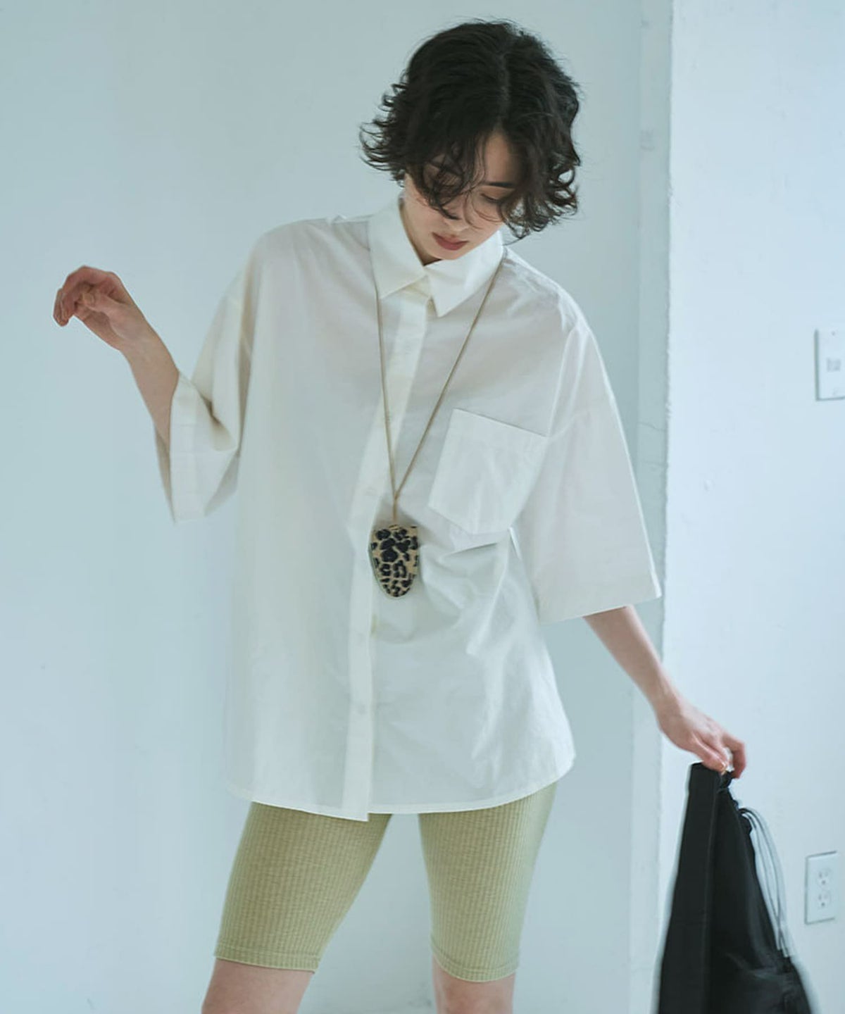 着用イメージ 165cm OFFWHITE