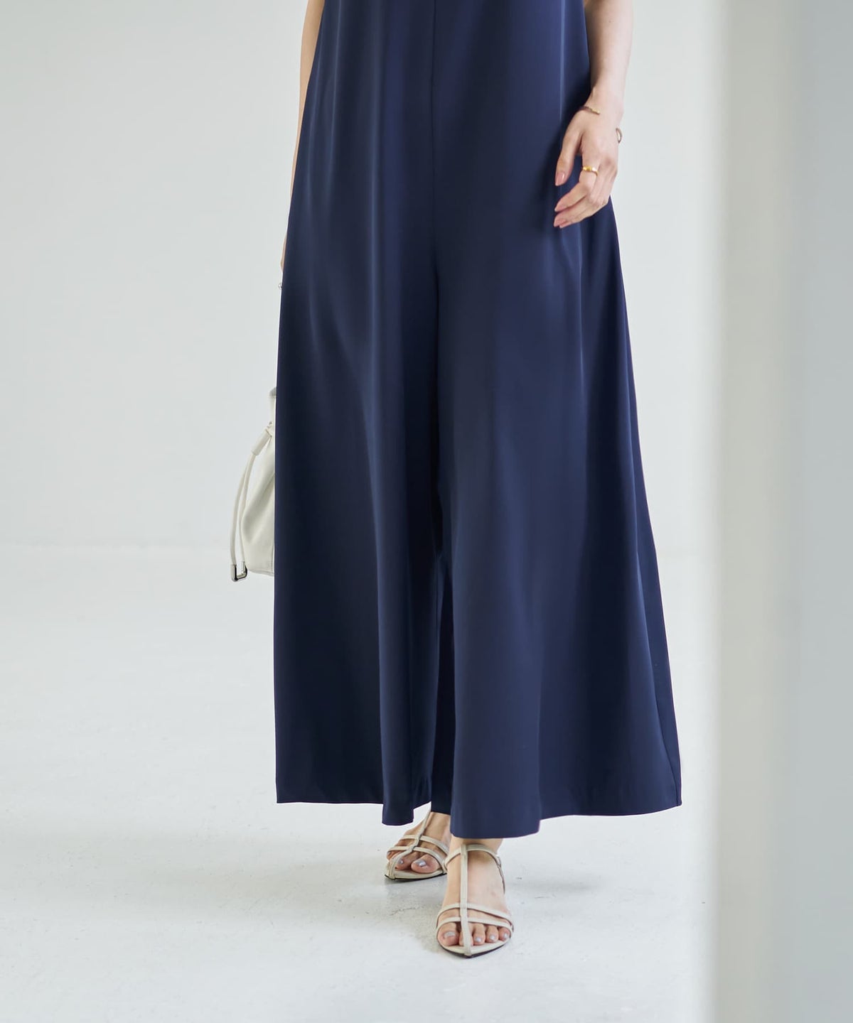 着用イメージ 163cm ネイビー サイズ02