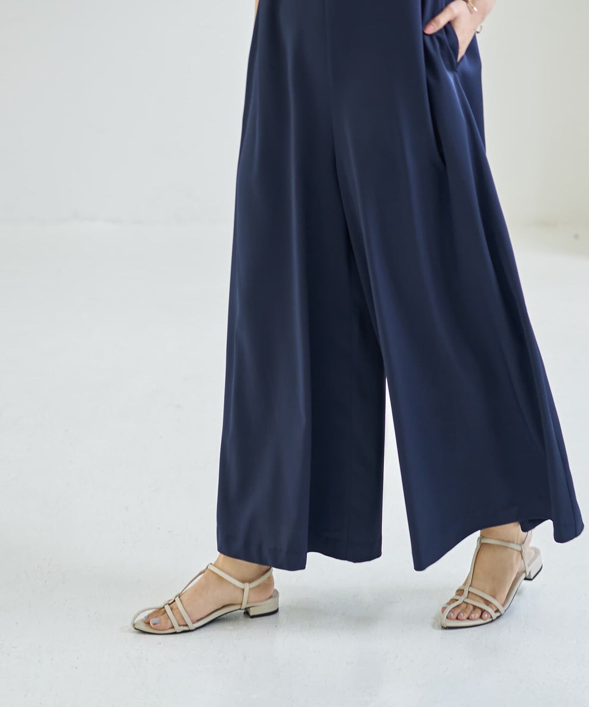 着用イメージ 163cm ネイビー サイズ02