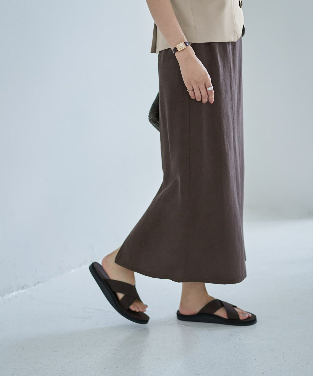 着用イメージ 166cm セピアブラウン サイズ02