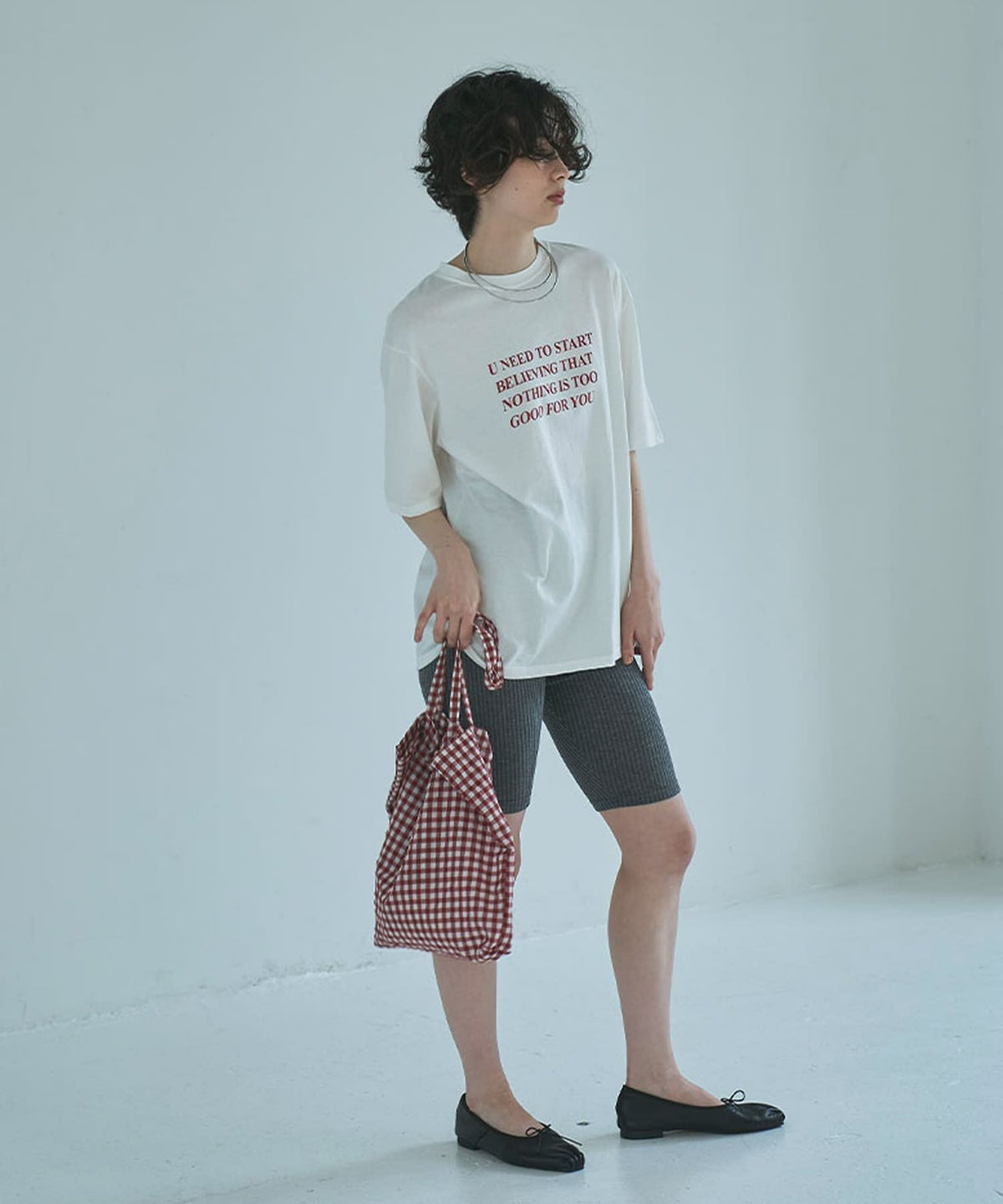 着用イメージ 165cm OFFWHITE