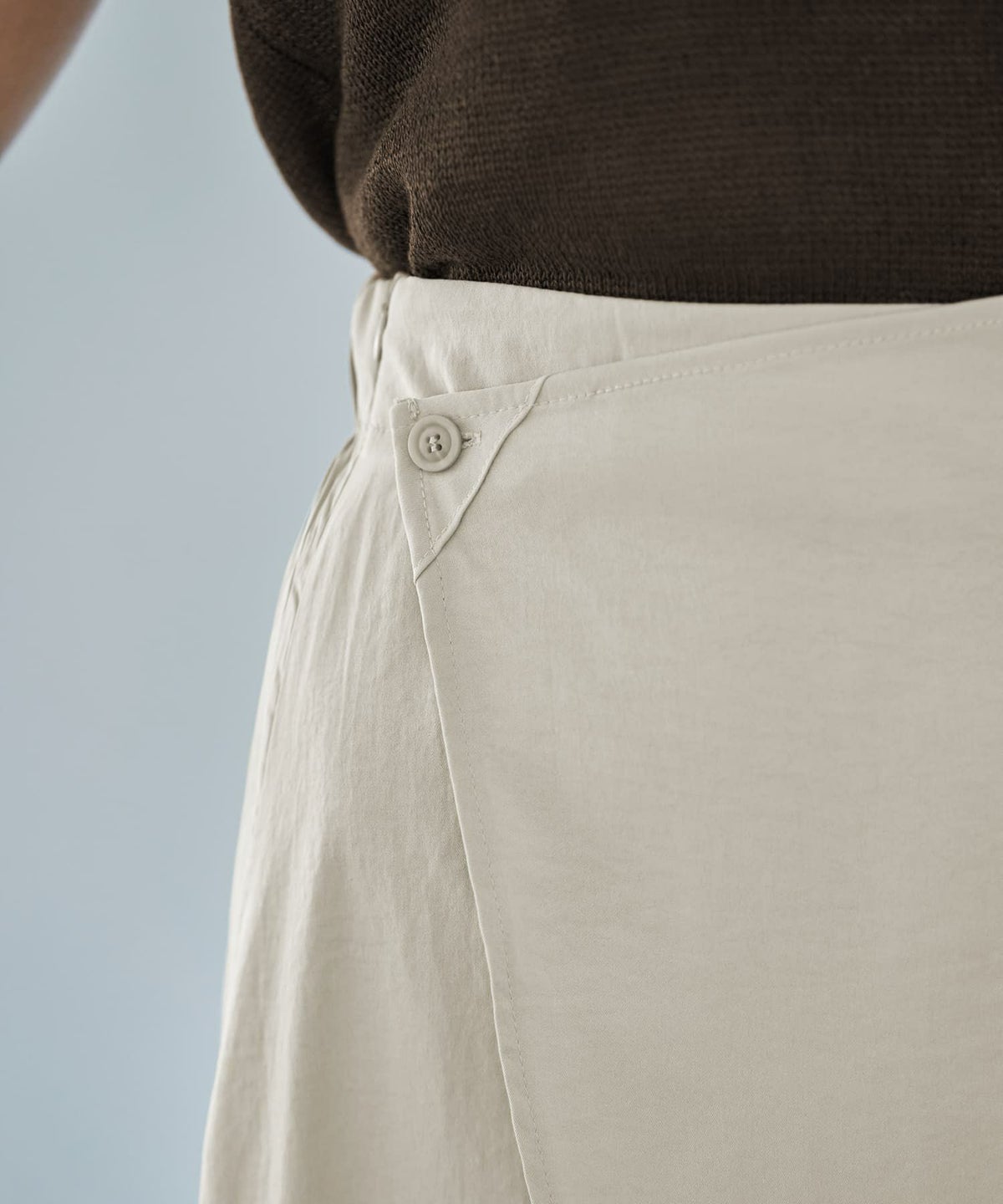 着用イメージ 167cm グレージュ