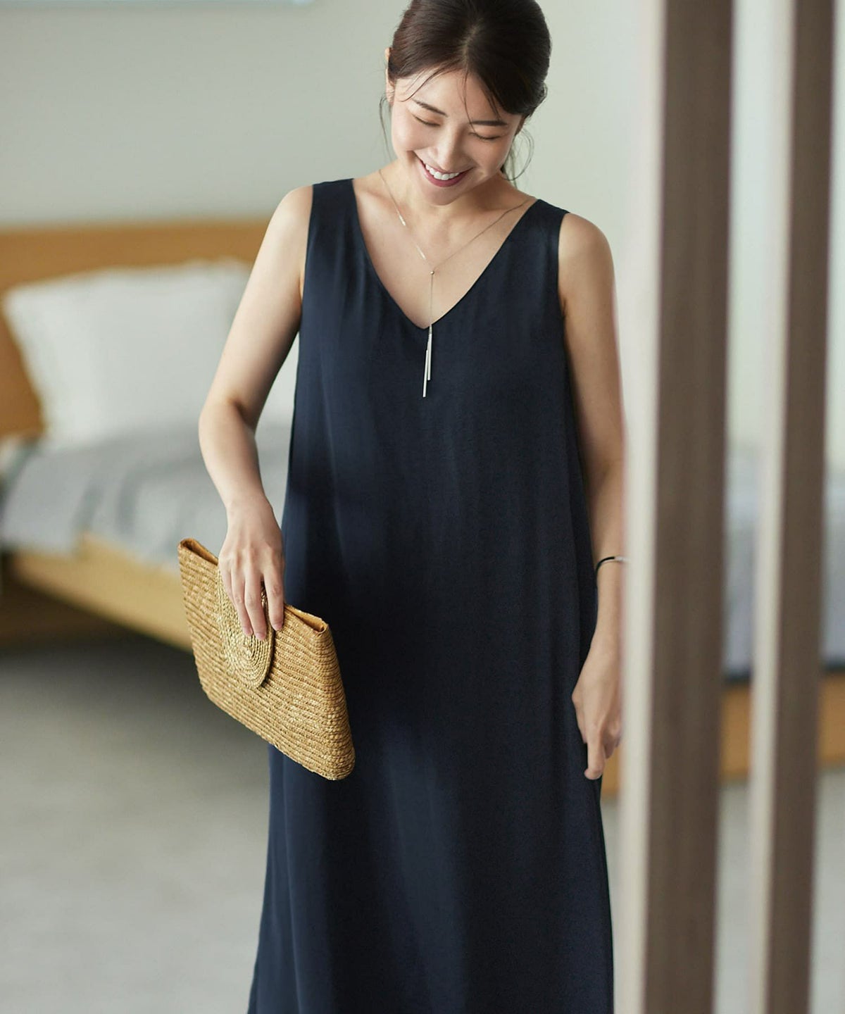 着用イメージ 168cm ネイビー 02サイズ