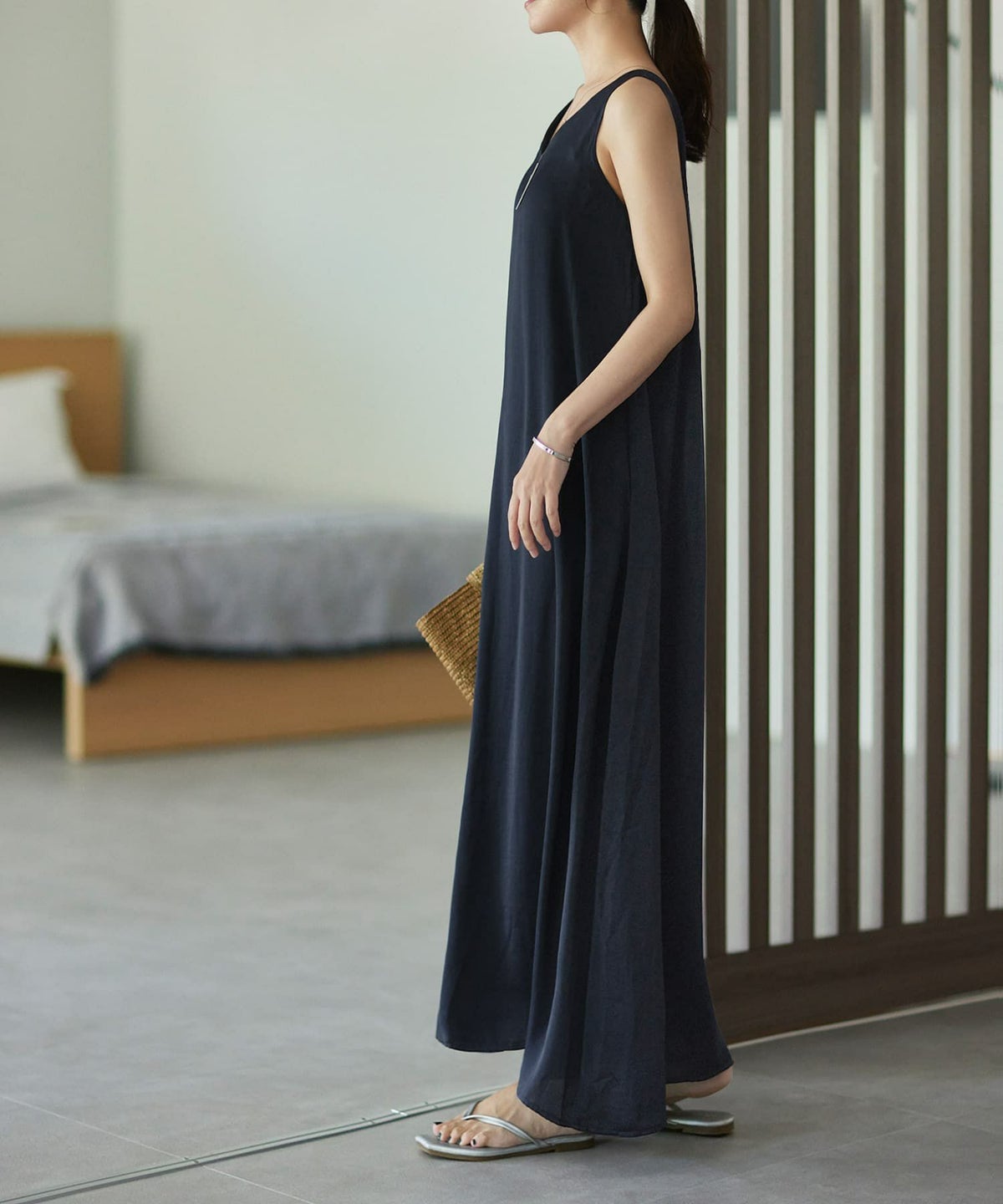 着用イメージ 168cm ネイビー 02サイズ