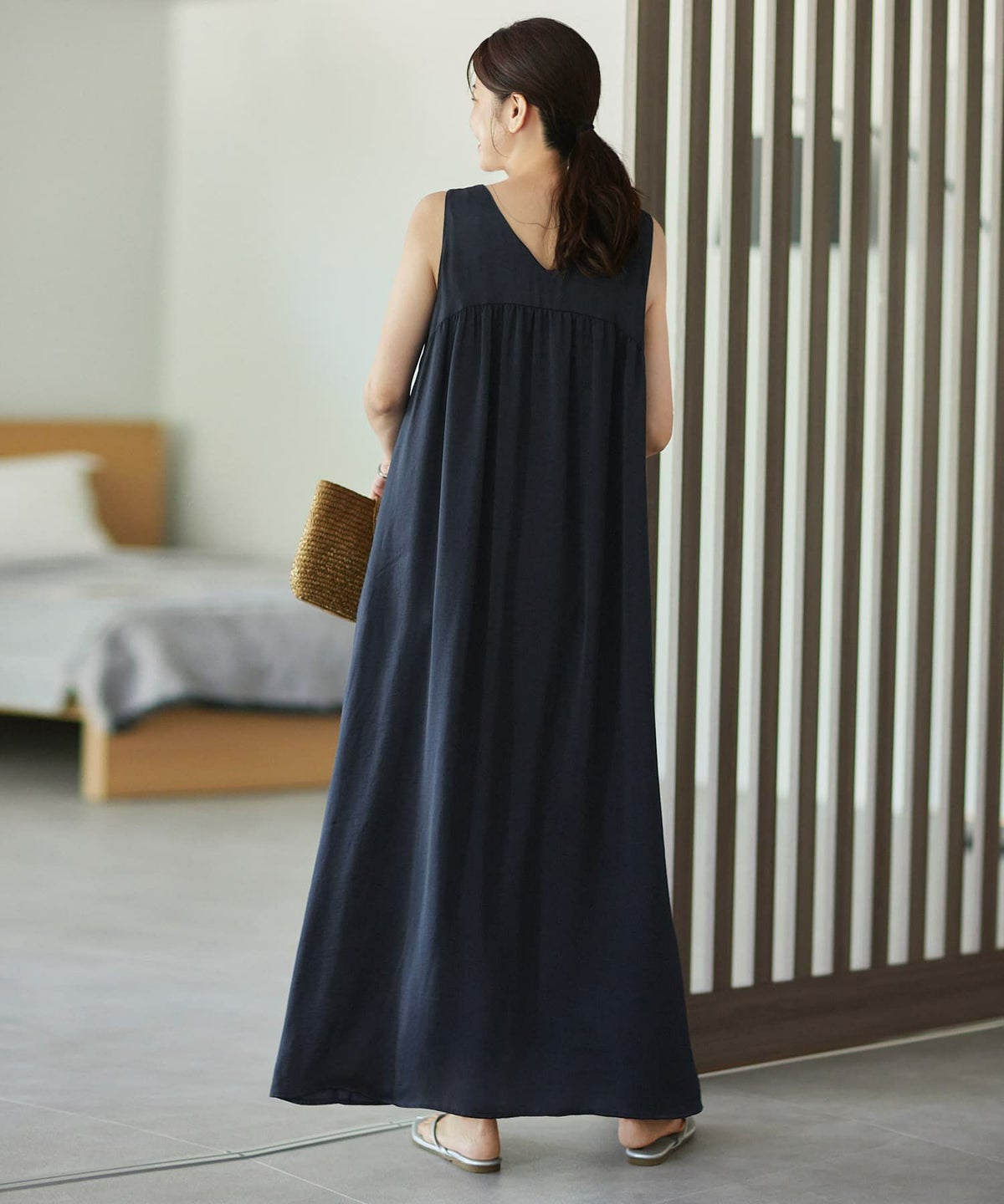 着用イメージ 168cm ネイビー 02サイズ