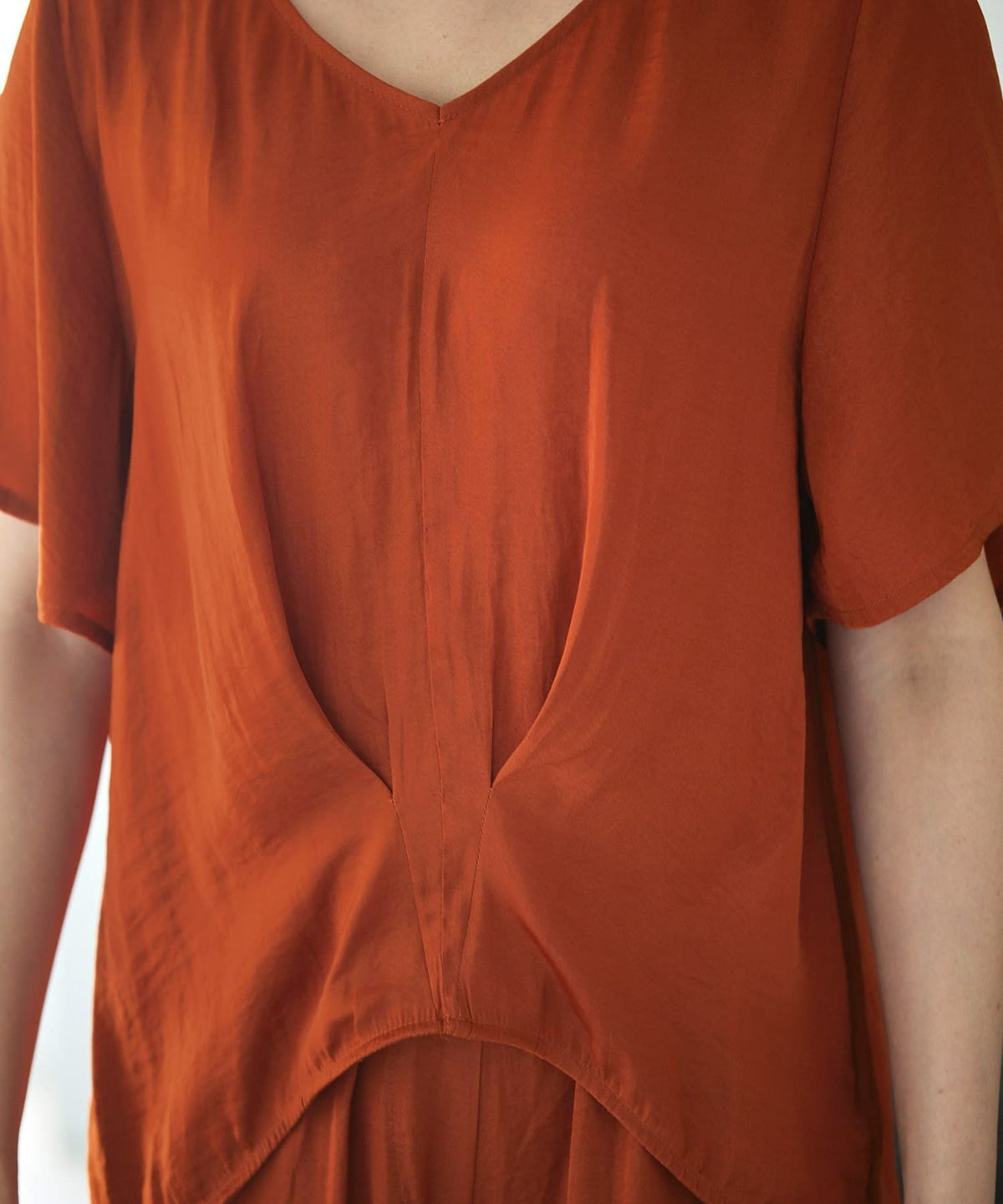 着用イメージ 168cm テラコッタ