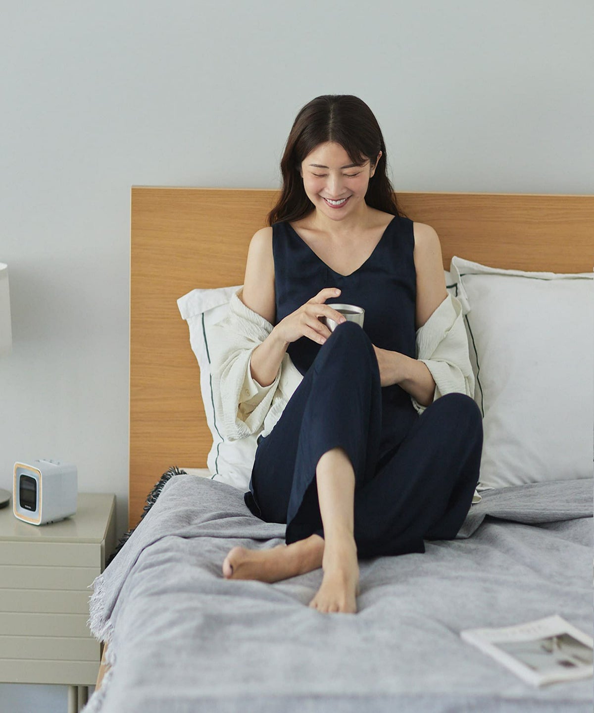 着用イメージ 168cm ネイビー