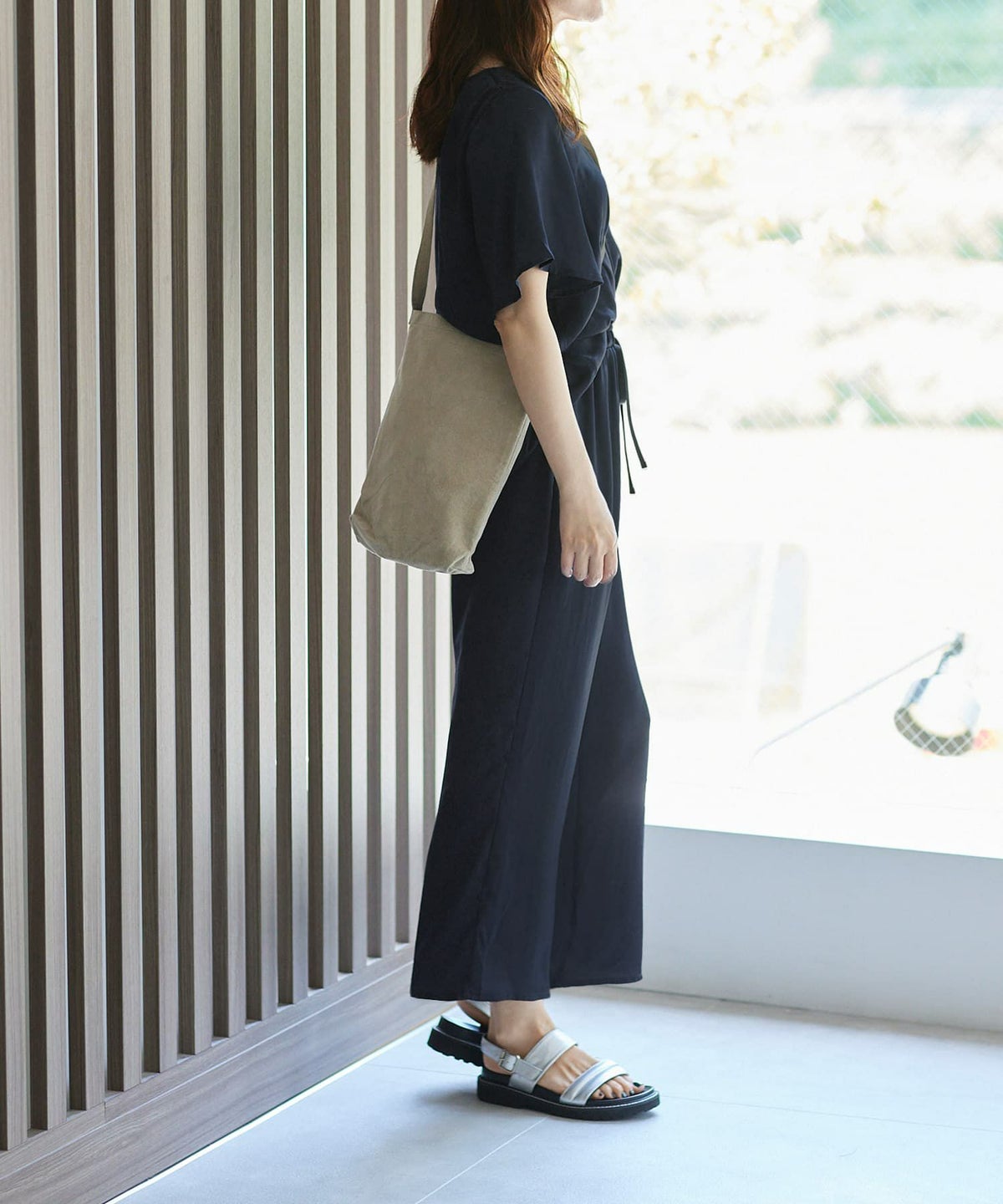 着用イメージ 168cm ネイビー 01サイズ