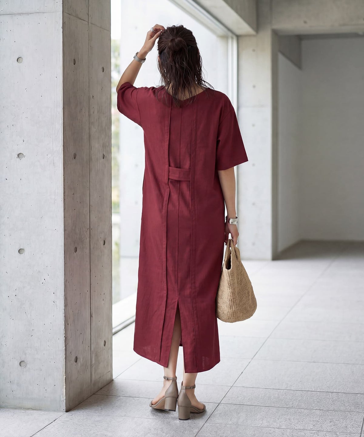 着用イメージ 163cm ルビーブラウン 02サイズ