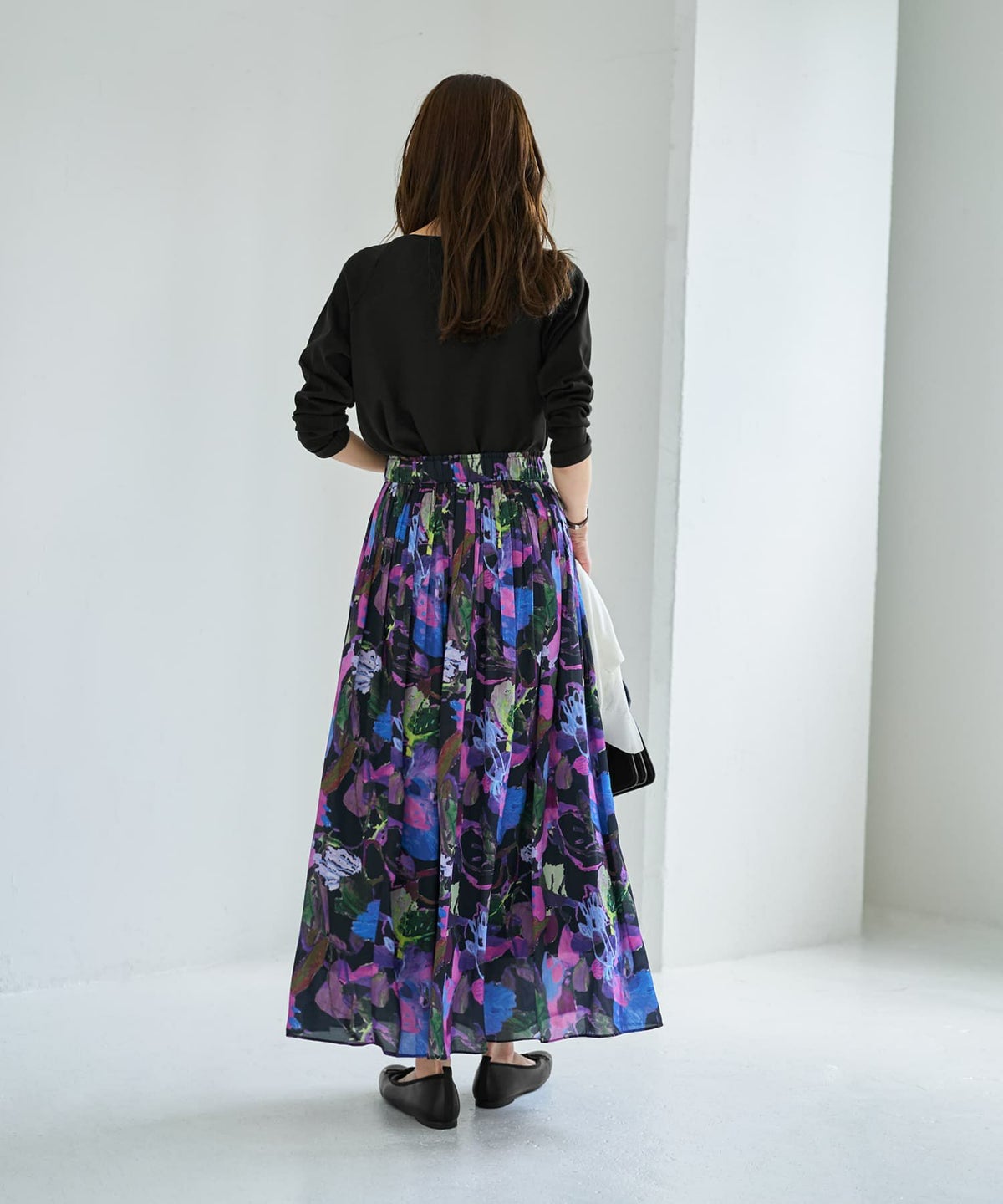 着用イメージ 167cm ブラックミックス 02サイズ