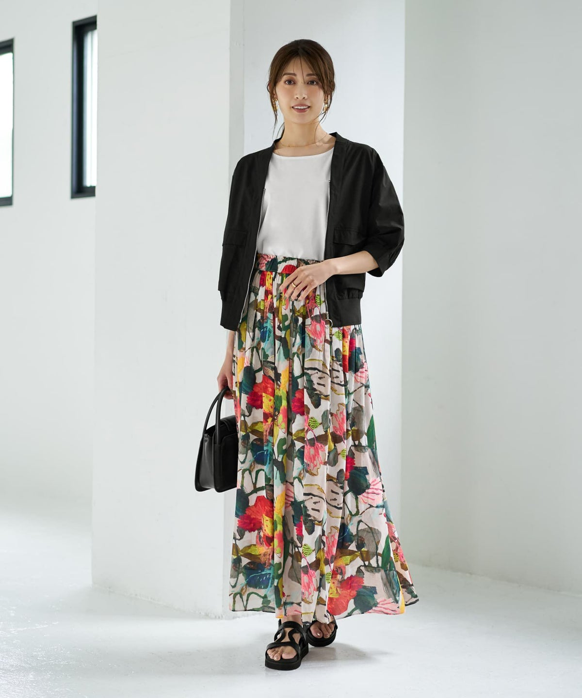 着用イメージ 167cm ホワイトミックス 02サイズ