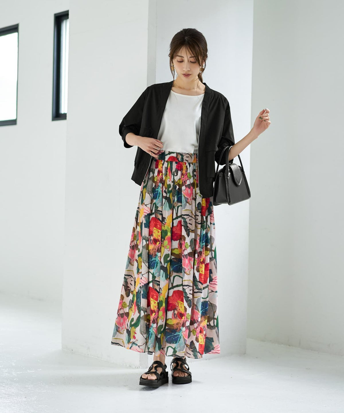 着用イメージ 167cm ホワイトミックス 02サイズ