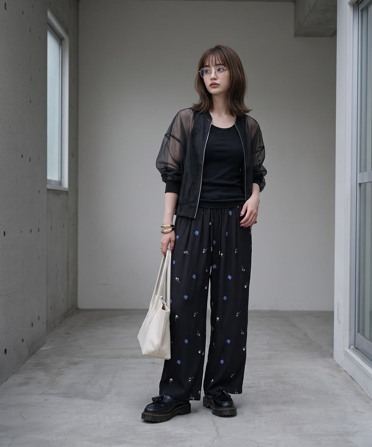 着用イメージ 170cm ブラック