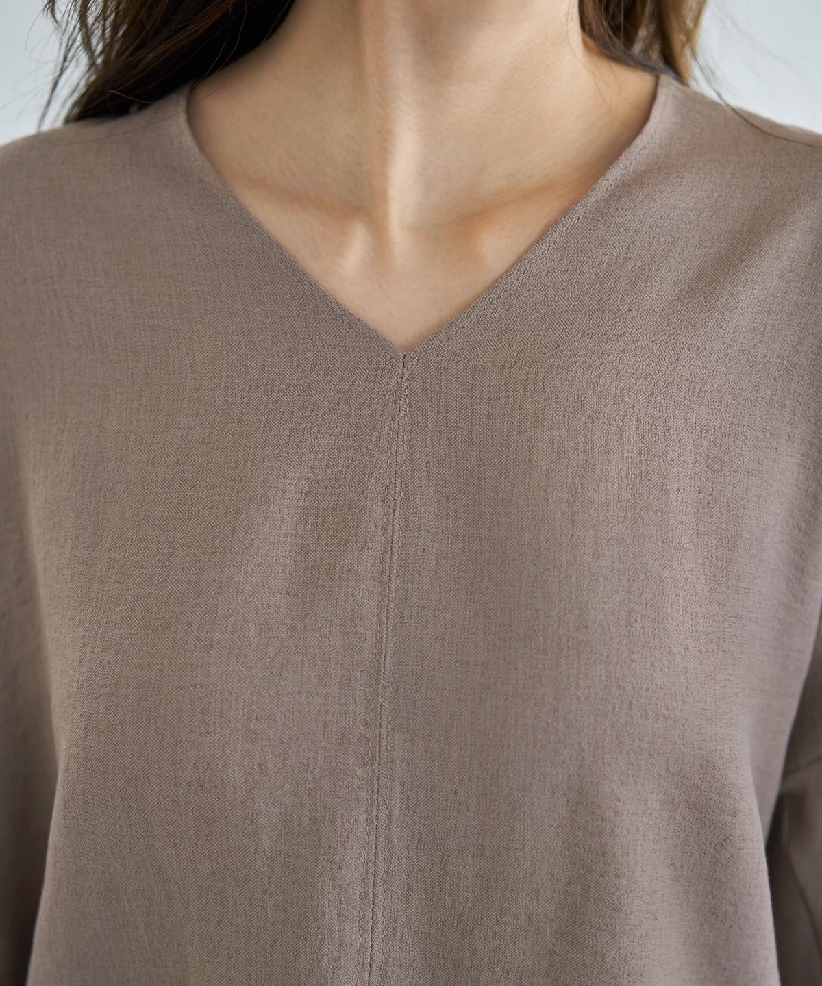 着用イメージ 166cm モカ